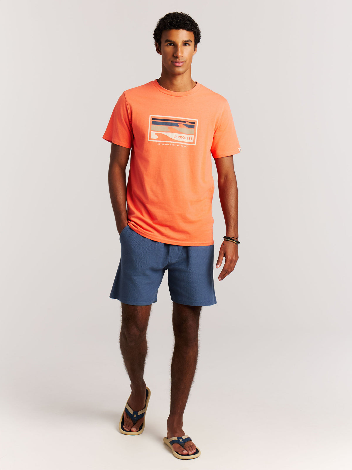 PROTEST PRTHanwell Tees Shortsleeve | Burnt Peach
