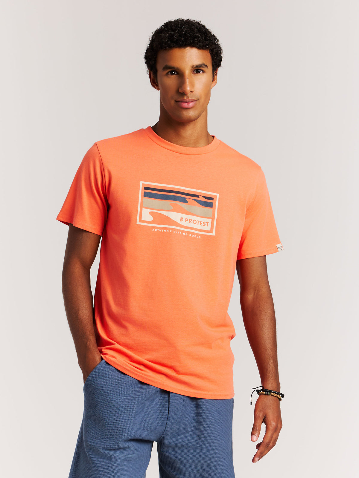 PROTEST PRTHanwell Tees Shortsleeve | Burnt Peach