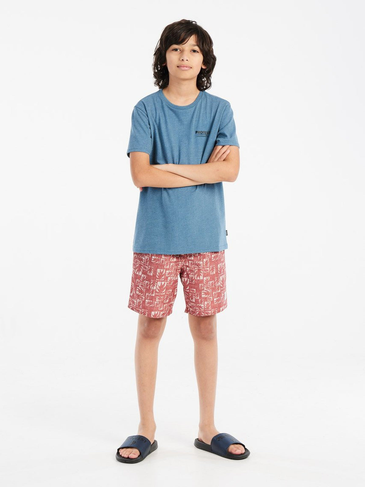 PROTEST PRTHunt JR Tees Shortsleeve | Raku Blue