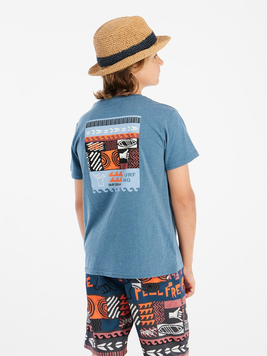 PROTEST PRTKevan JR T-Shirt | Raku Blue