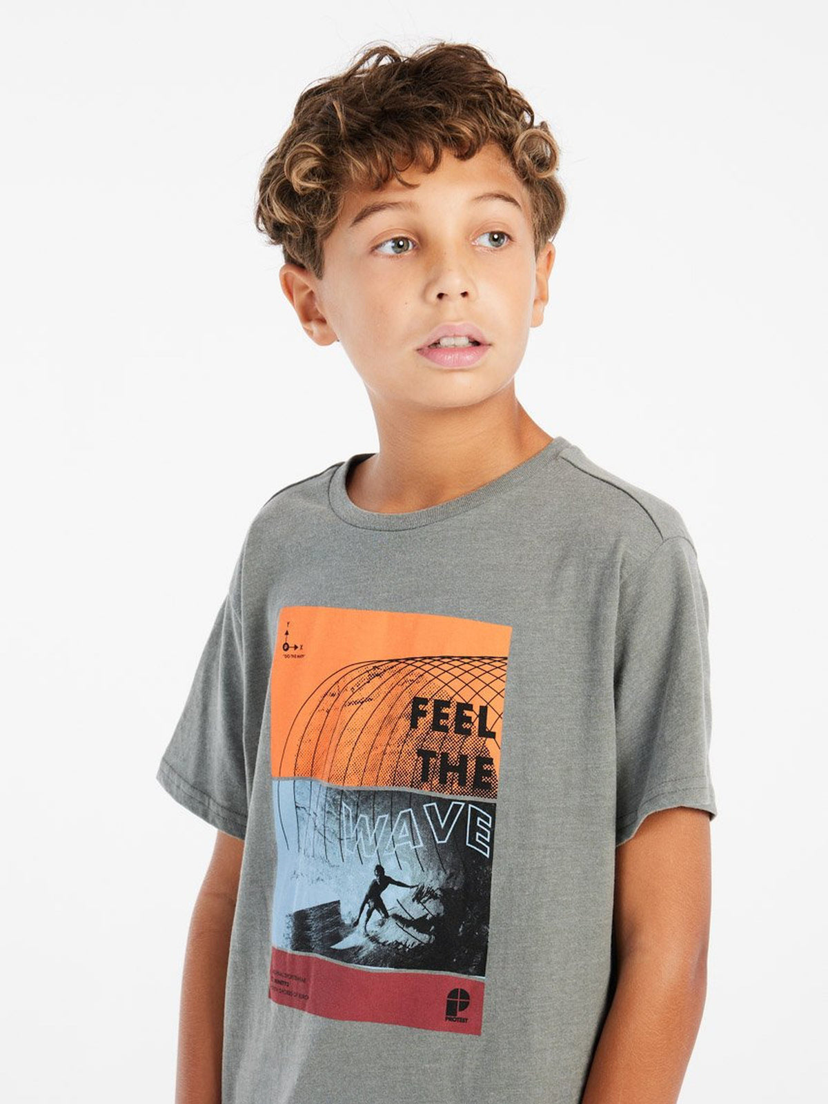 PROTEST PRTLuke JR T-shirts & Polos | Soil Grey