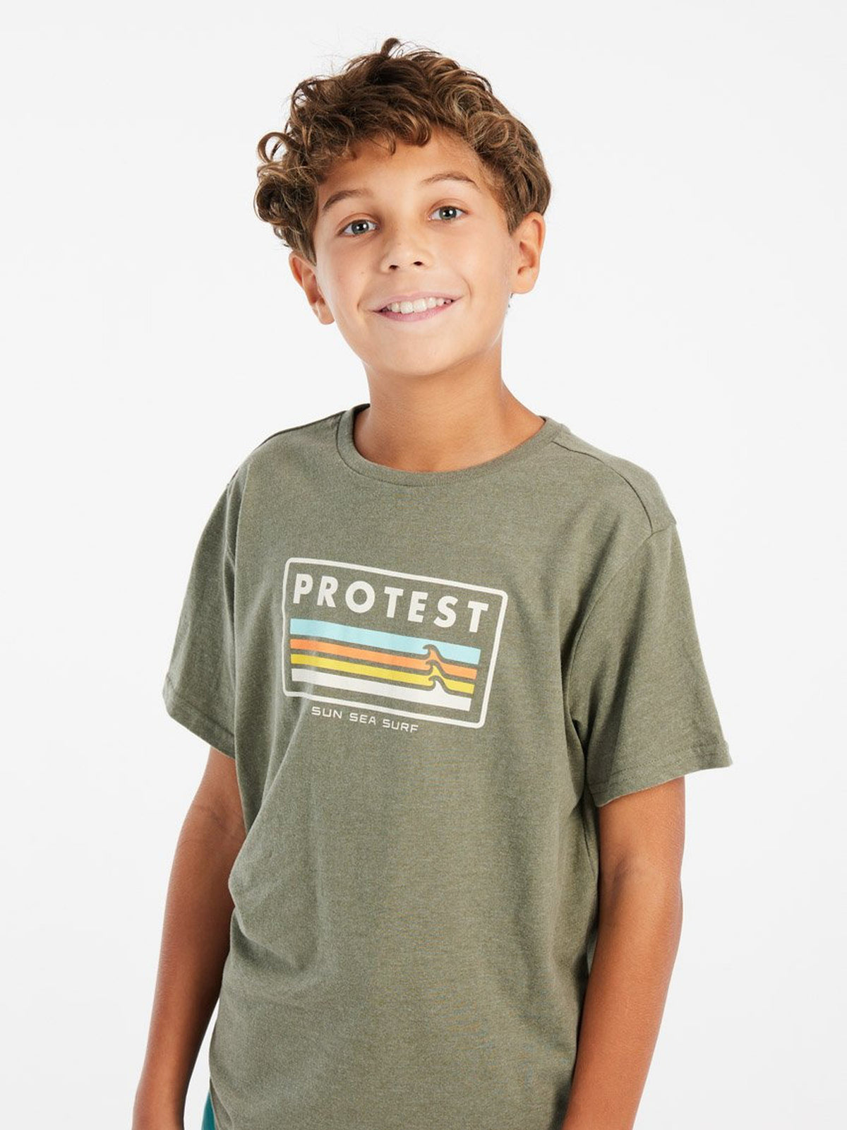 PROTEST PRTMarius JR T-shirts & Polos | Artichoke green