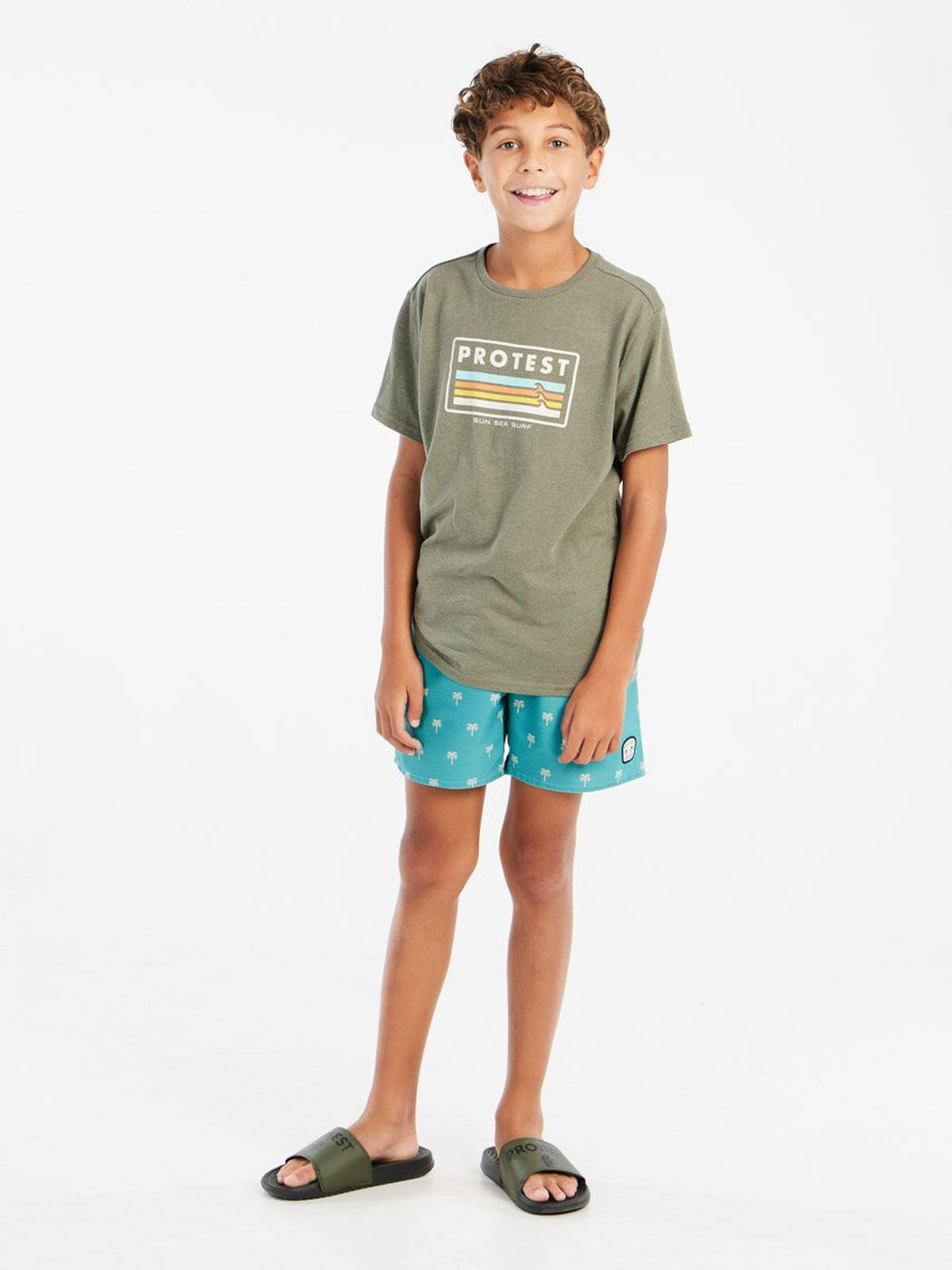 PROTEST PRTMarius JR T-shirts & Polos | Artichoke green