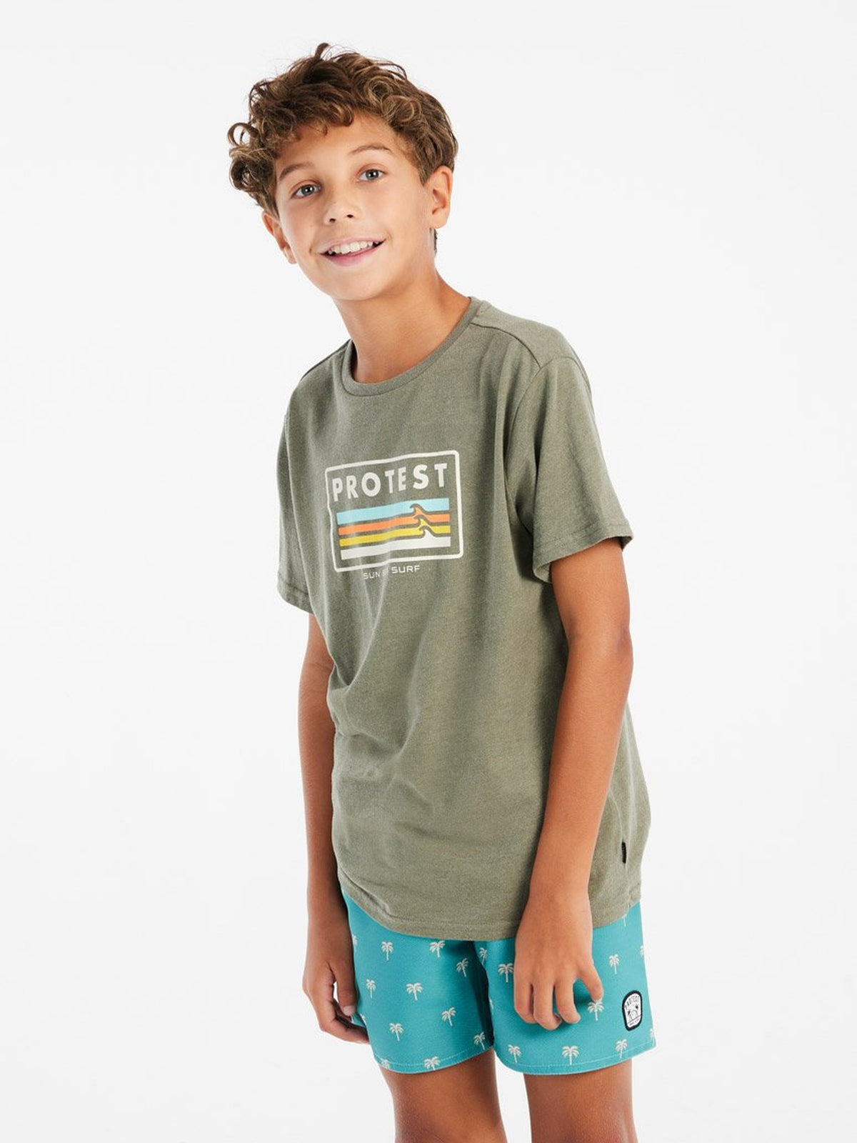 PROTEST PRTMarius JR T-shirts & Polos | Artichoke green