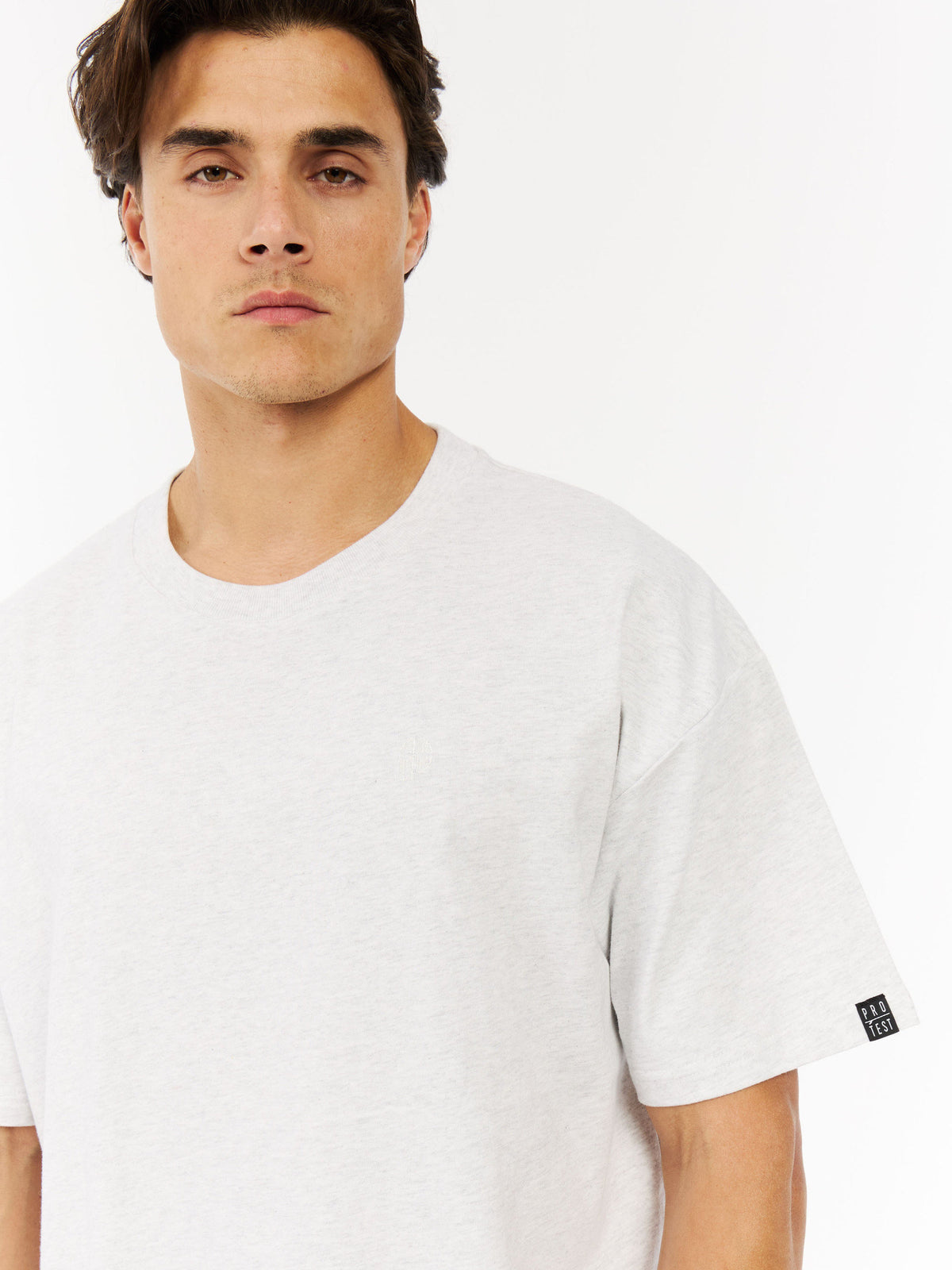 PROTEST PRTMATTEO t-shirt | White Melange