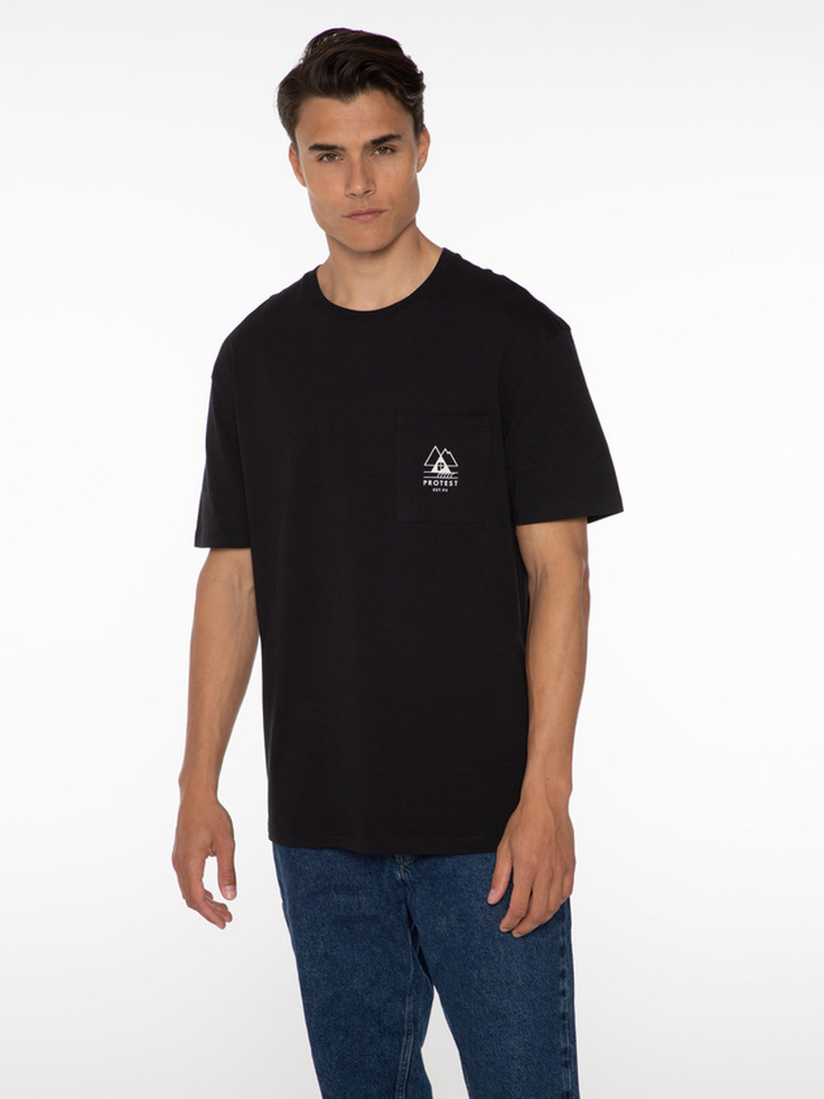 PROTEST ISIAH t-shirt | True Black