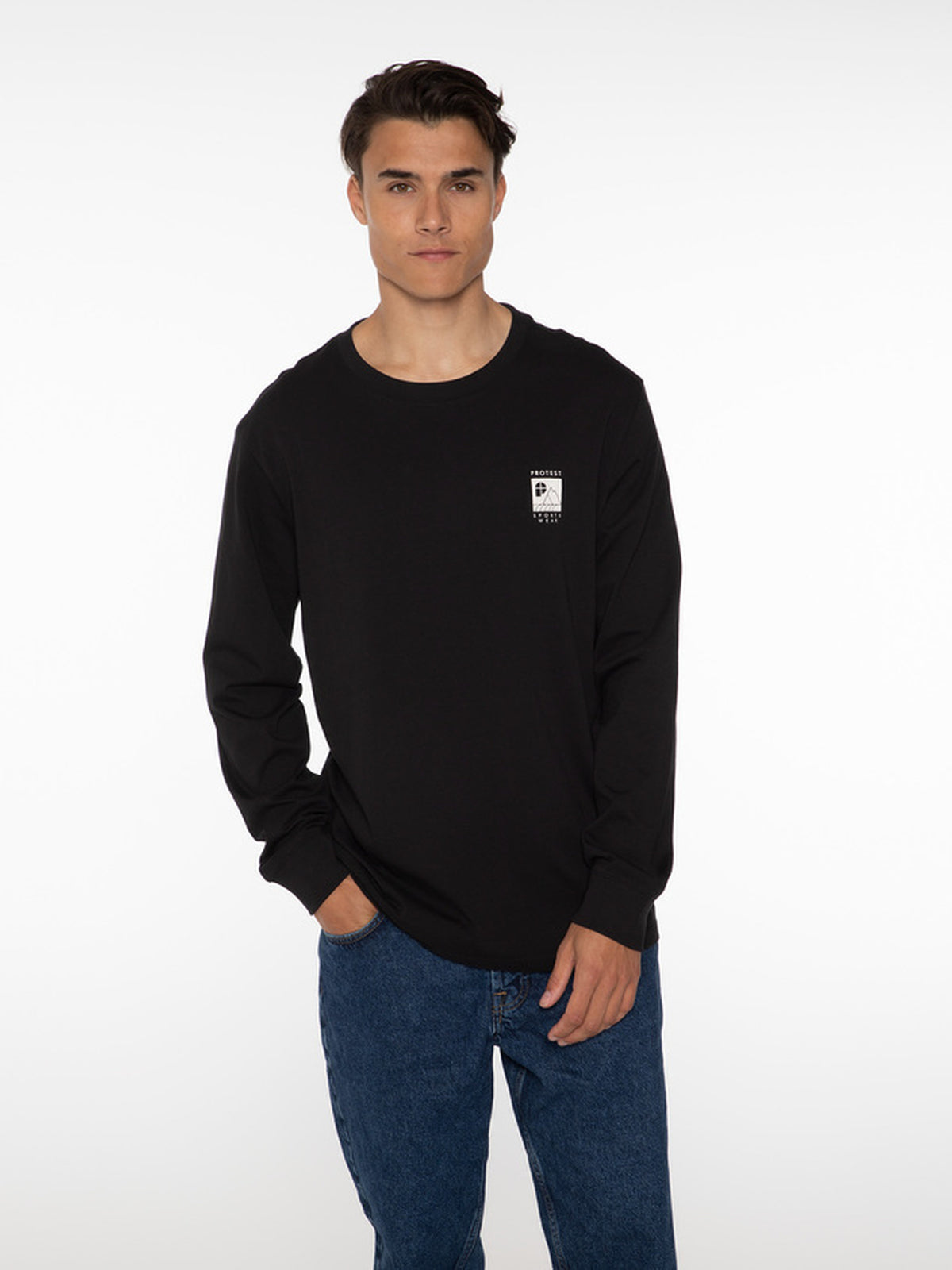 PROTEST SHELBY Longsleeve T-Shirt | True Black