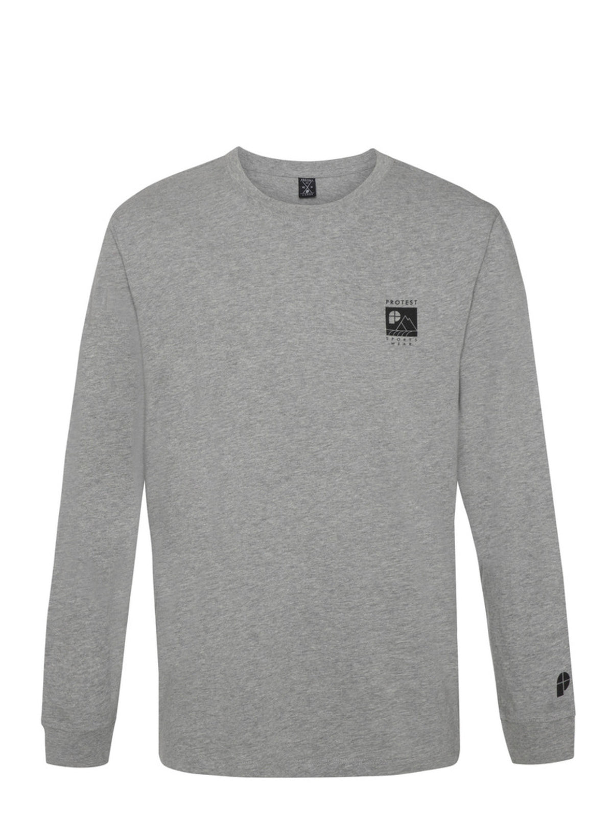 PROTEST SHELBY longsleeve t-shirt | Dark Grey Melee