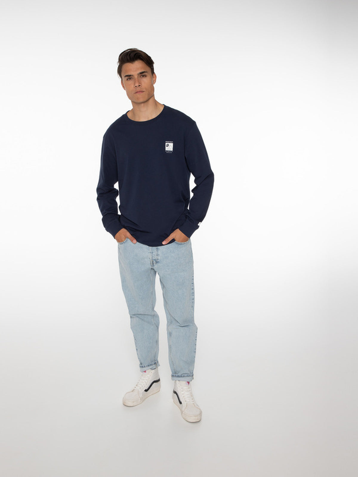 PROTEST SHELBY Longsleeve T-Shirt | Ground Blue