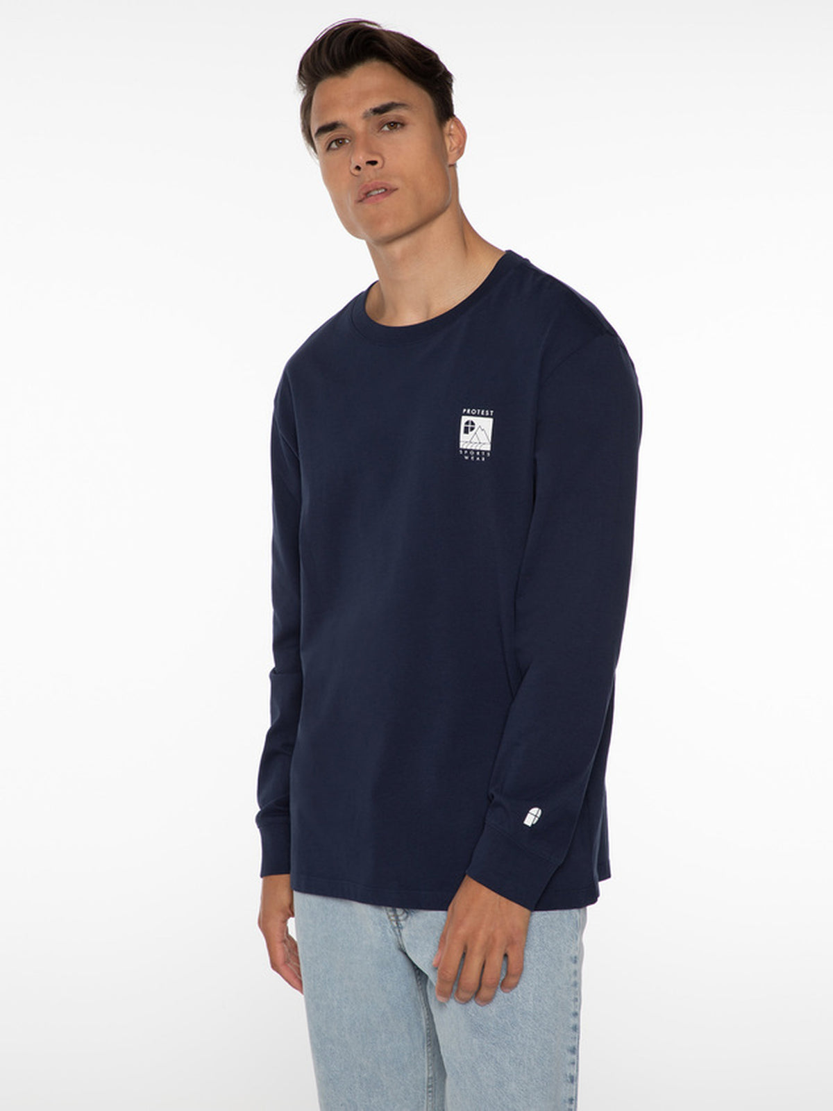 PROTEST SHELBY Longsleeve T-Shirt | Ground Blue