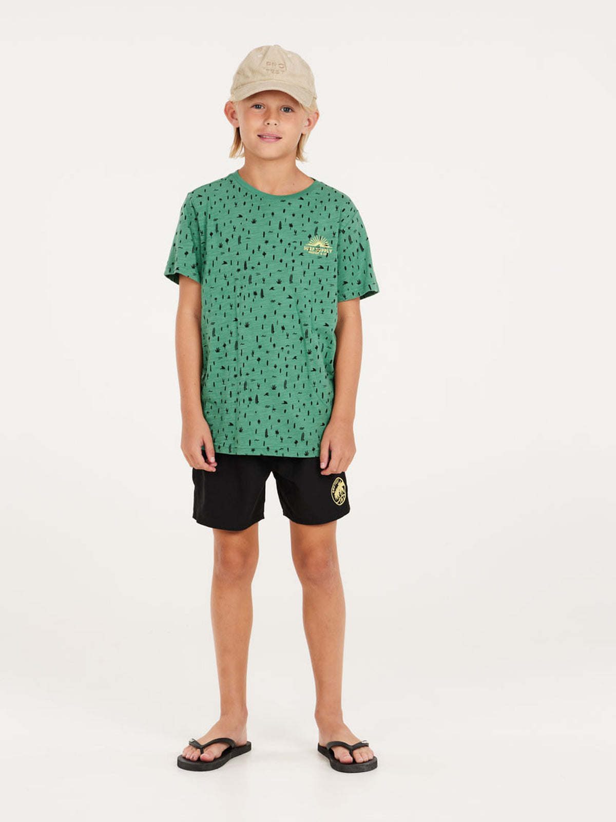 PROTEST PRTFAMES JR t-shirt | Frosty Green