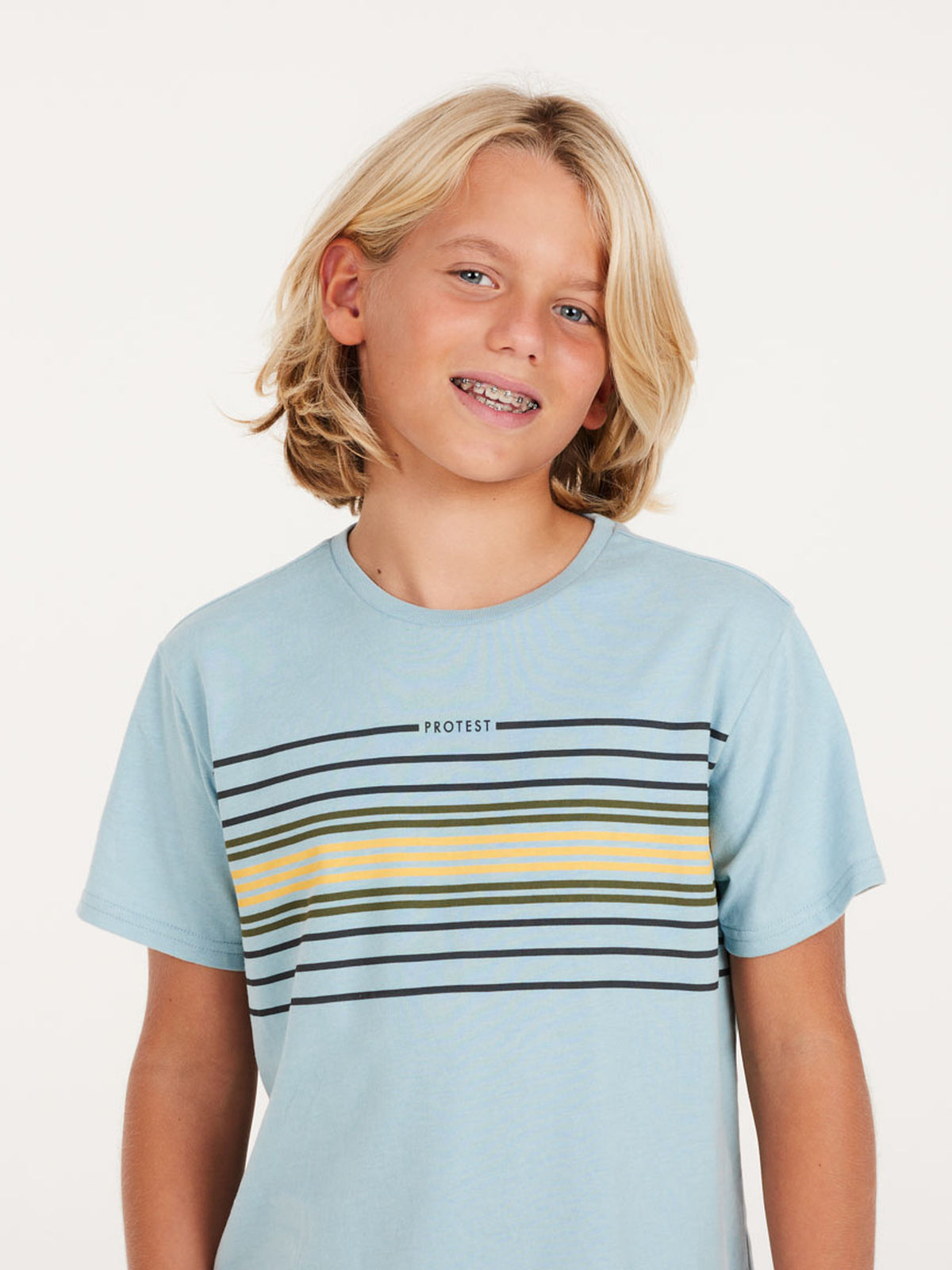 PROTEST PRTFINCE JR T-Shirt | Tourmaline Blue
