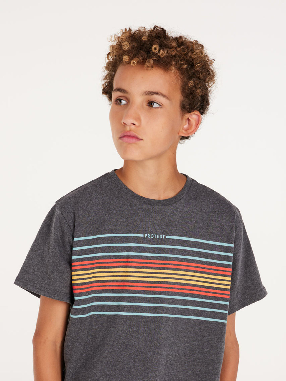 PROTEST PRTFINCE JR T-Shirt | Deep Grey