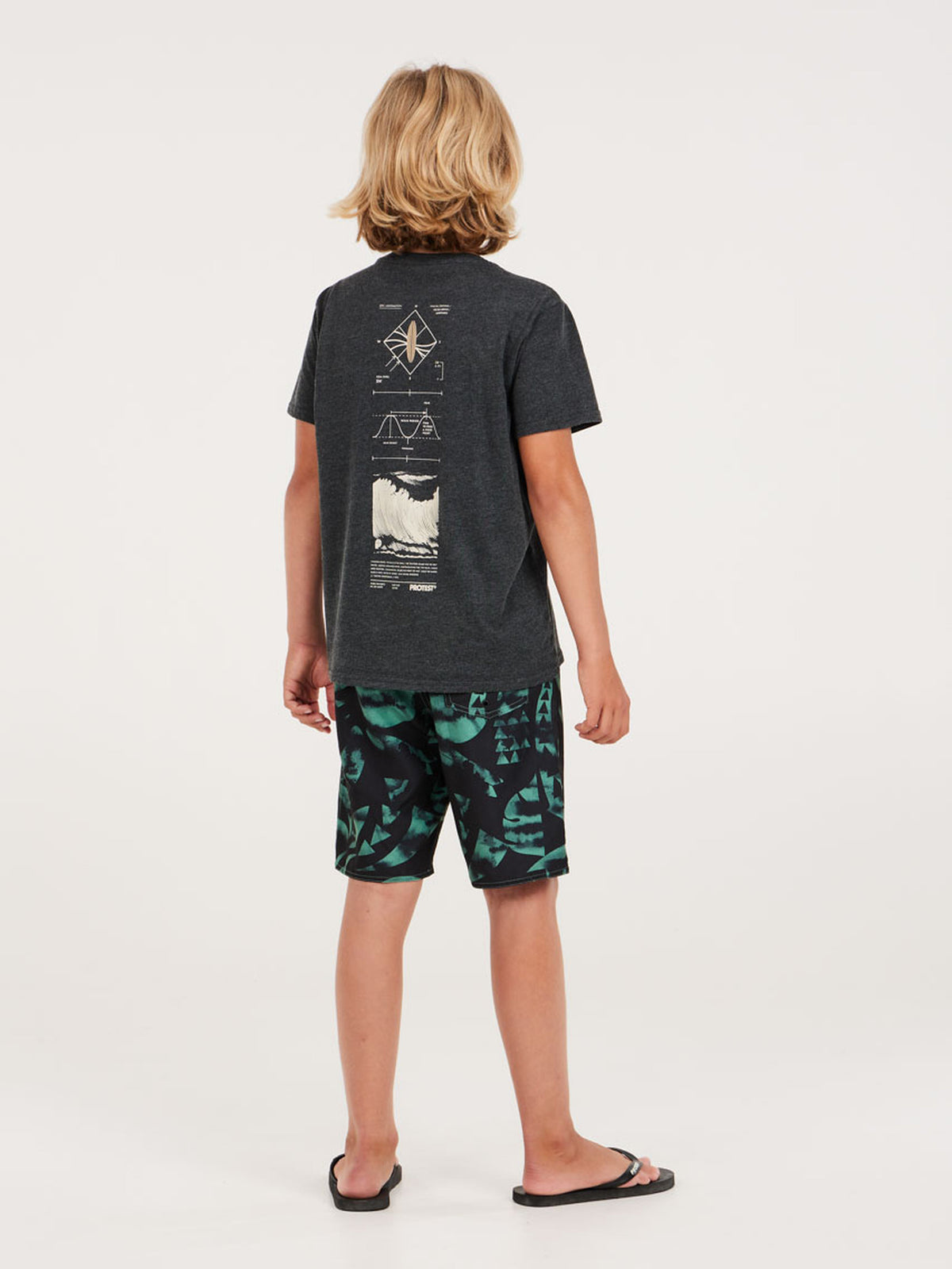 PROTEST PRTWAXIM JR t-shirt | True Black