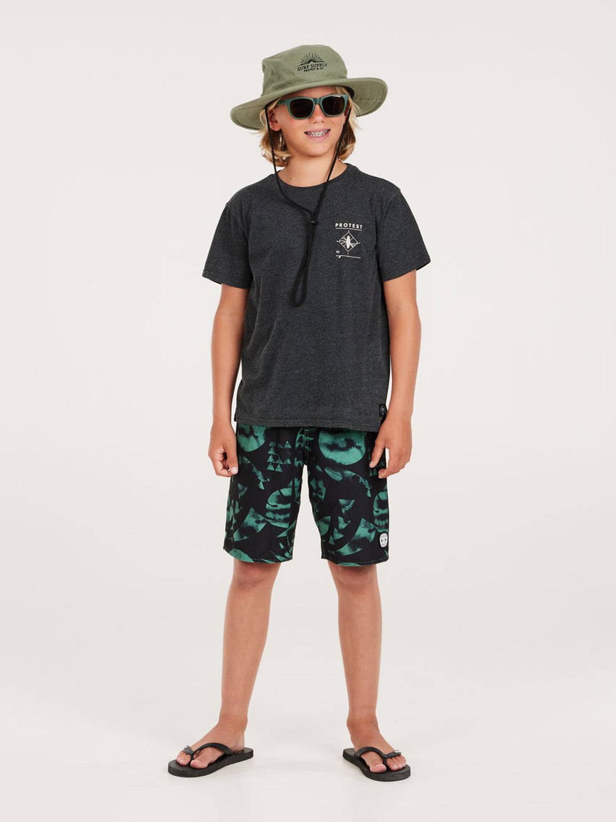 PROTEST PRTWAXIM JR t-shirt | True Black