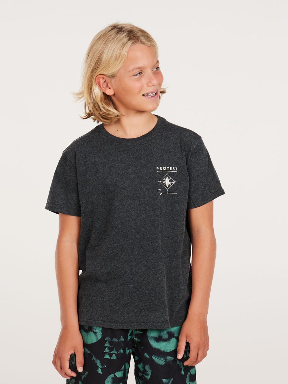 PROTEST PRTWAXIM JR t-shirt | True Black