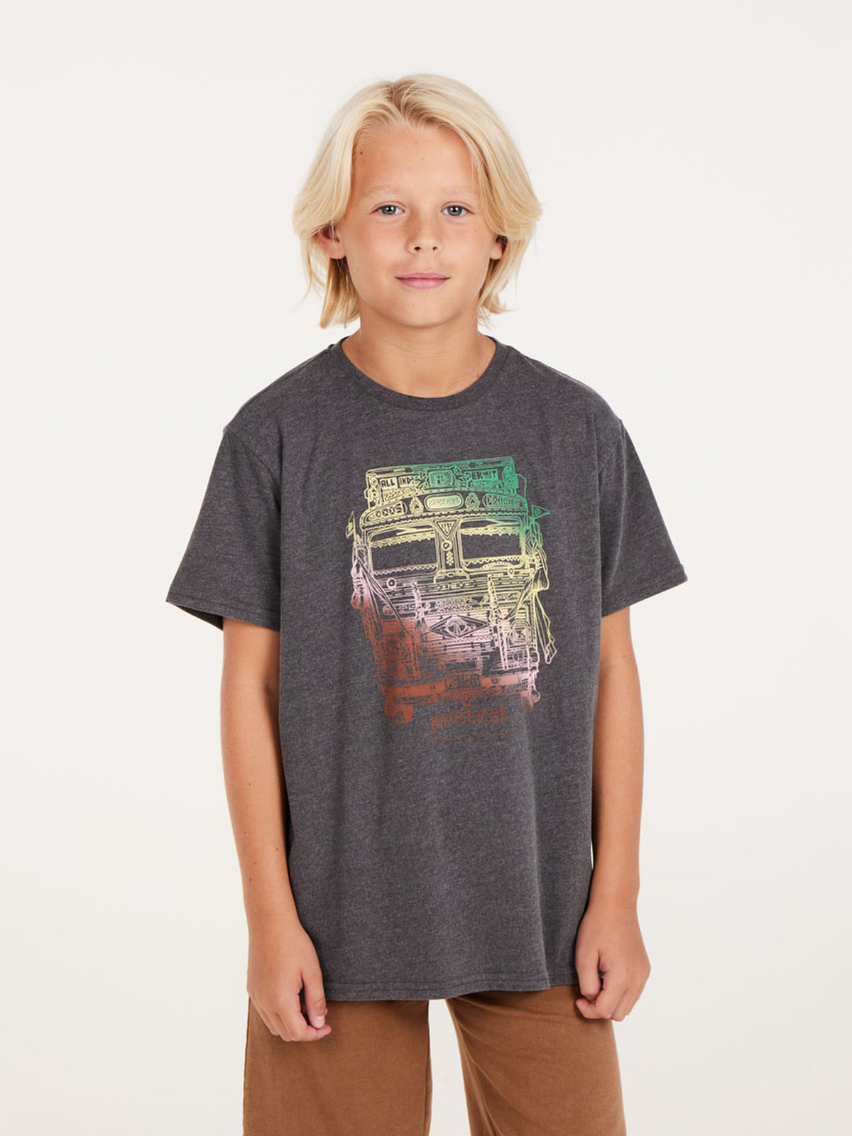 PROTEST PRTBANNER JR t-shirt | Deep Grey