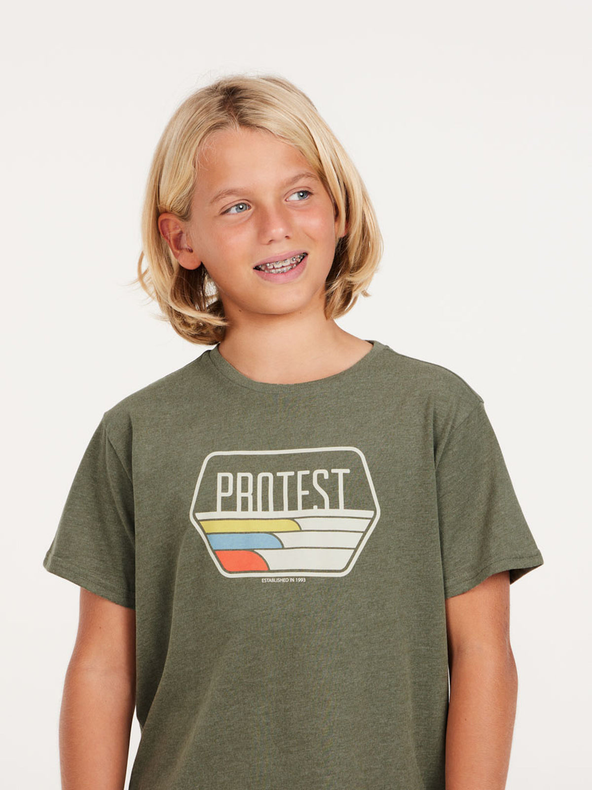PROTEST PRTLOYD JR t-shirt | Artichoke green