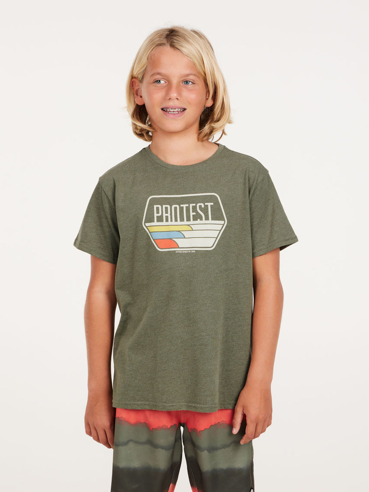 PROTEST PRTLOYD JR t-shirt | Artichoke green