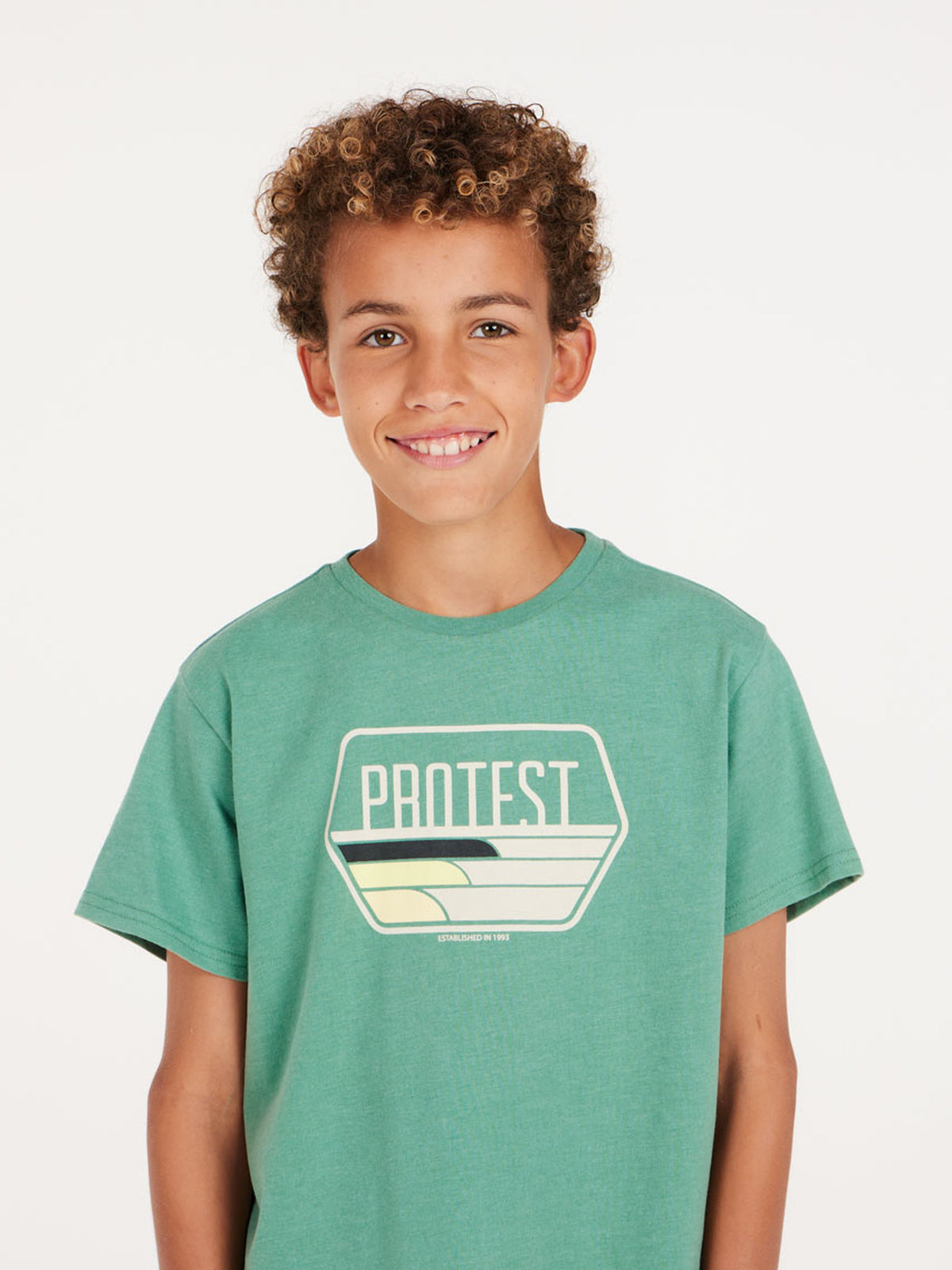 PROTEST PRTLOYD JR T-Shirt | Frosty Green