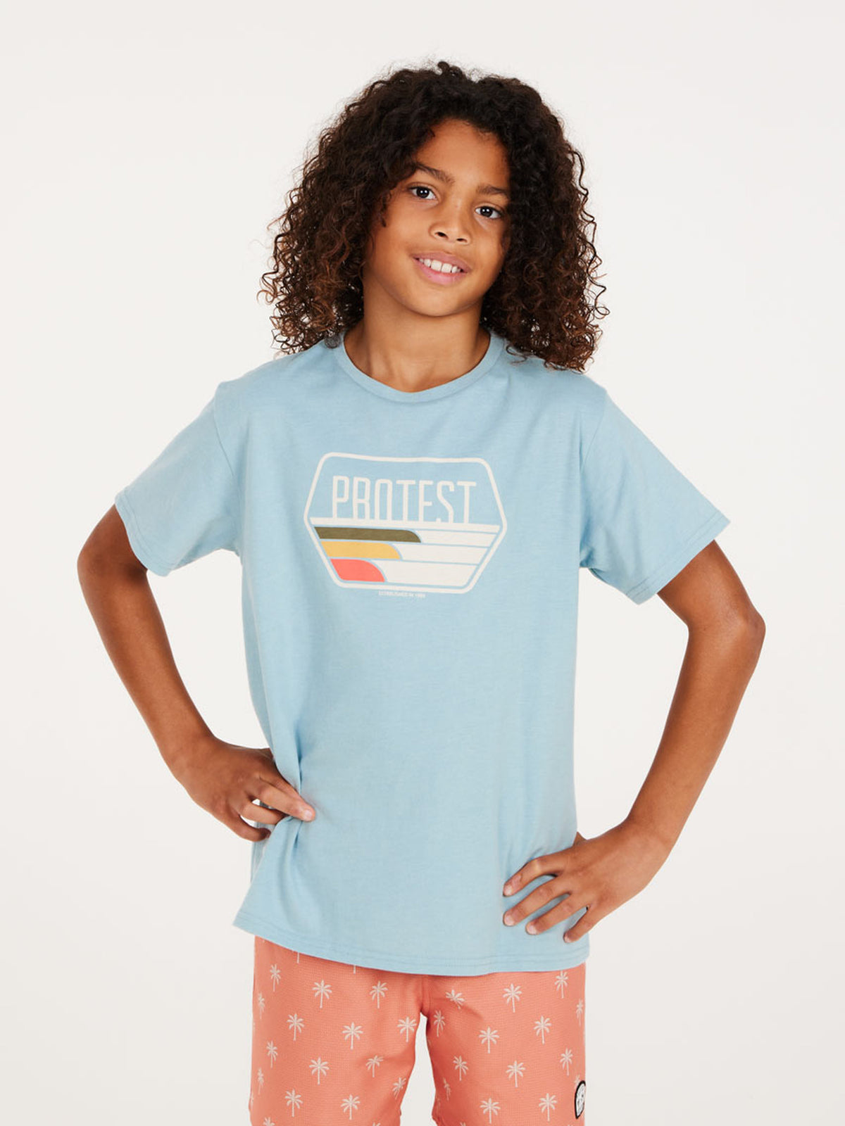 PROTEST PRTLOYD JR t-shirt | Tourmaline Blue