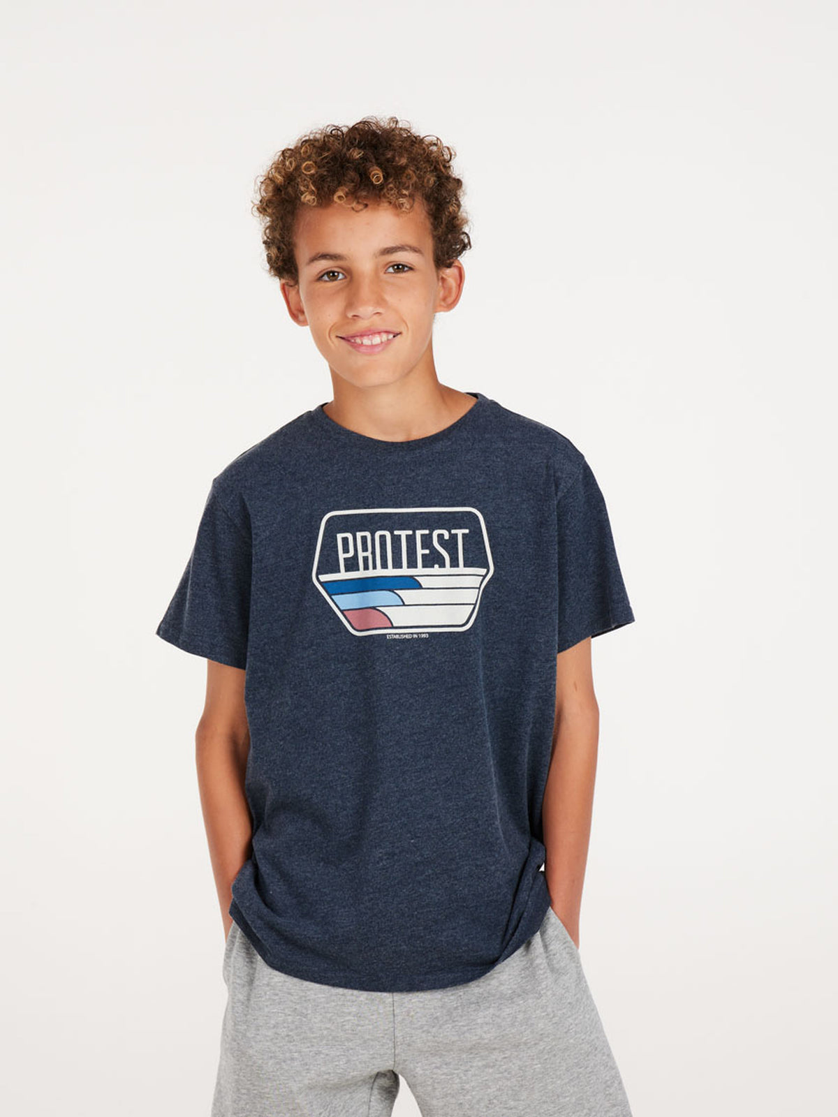 PROTEST PRTLOYD JR T-Shirt | Night Skyblue