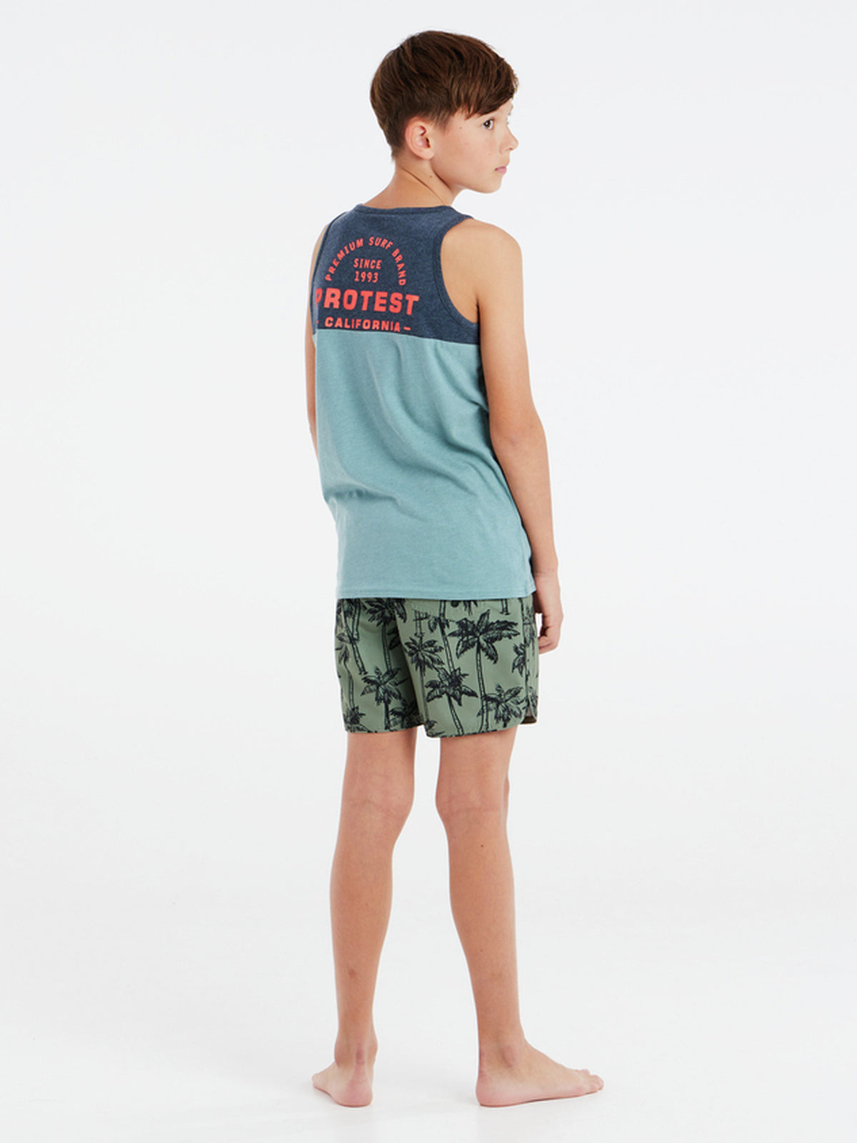 PROTEST PRTCACTUS JR singlet | Arcticgreen