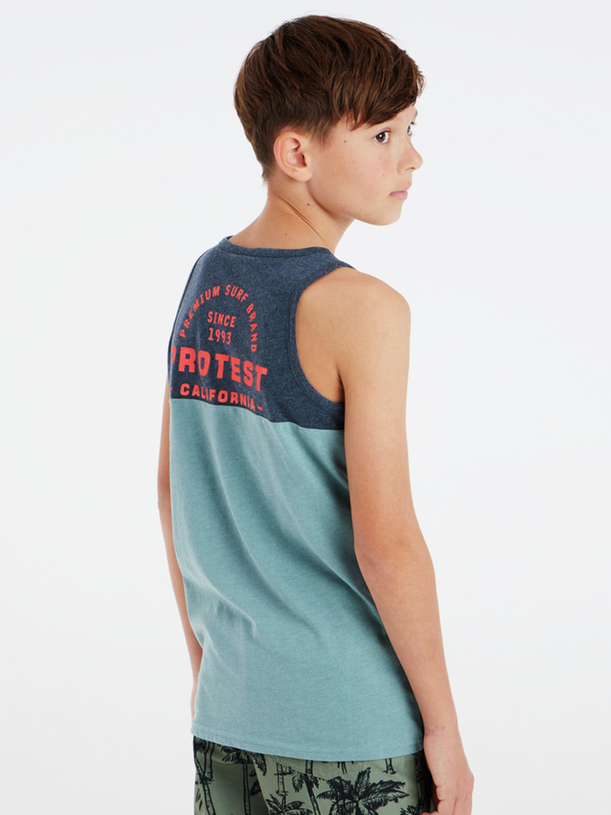 PROTEST PRTCACTUS JR singlet | Arcticgreen