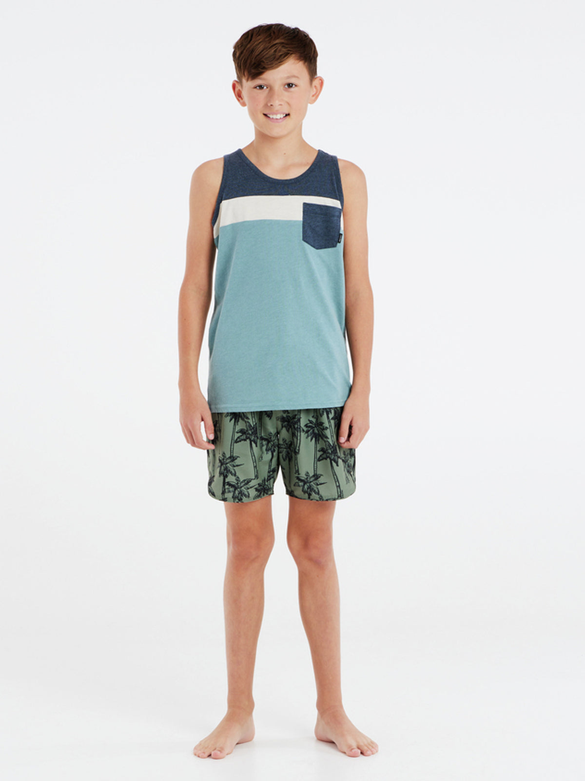 PROTEST PRTCACTUS JR singlet | Arcticgreen