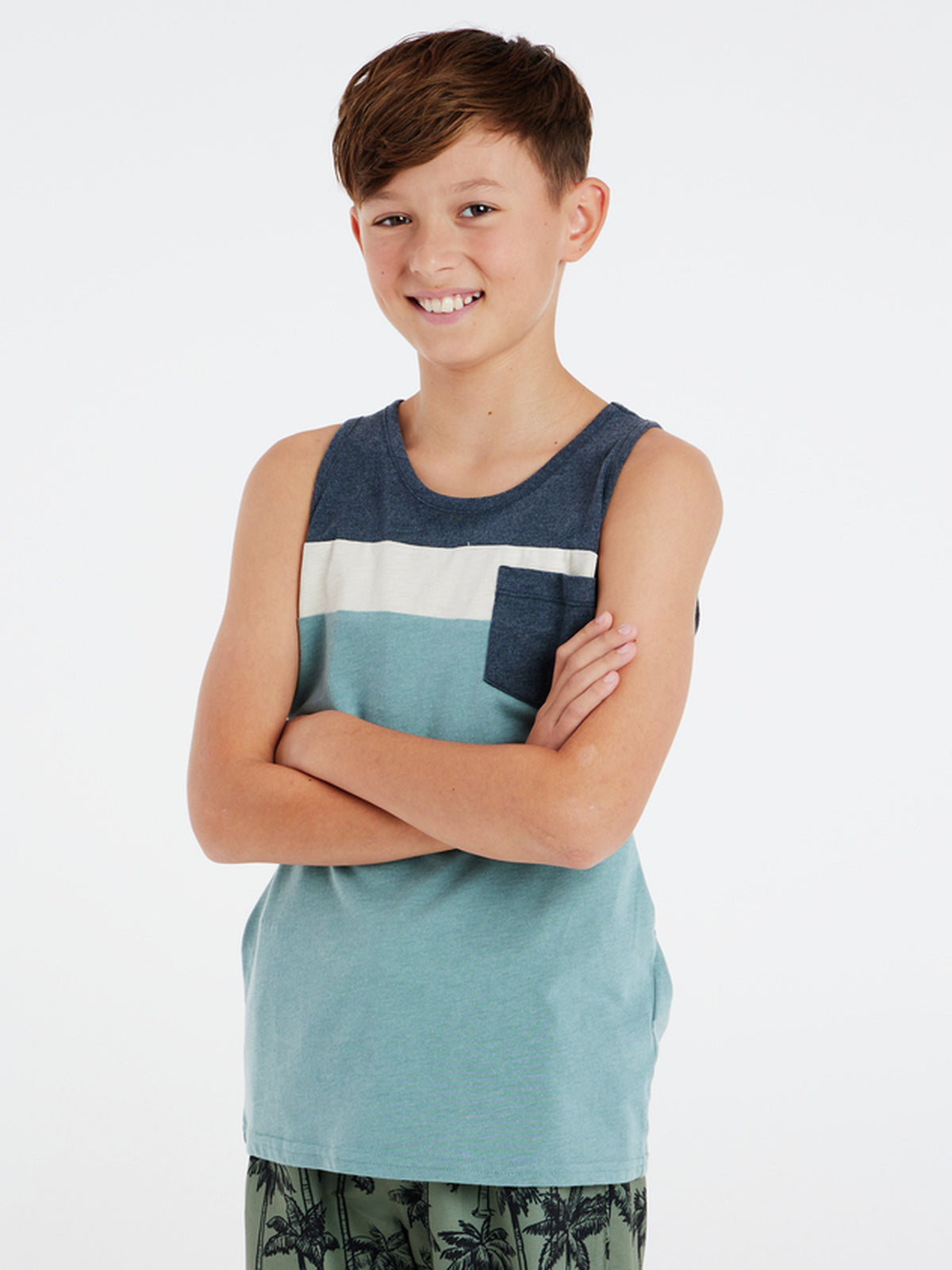 PROTEST PRTCACTUS JR singlet | Arcticgreen
