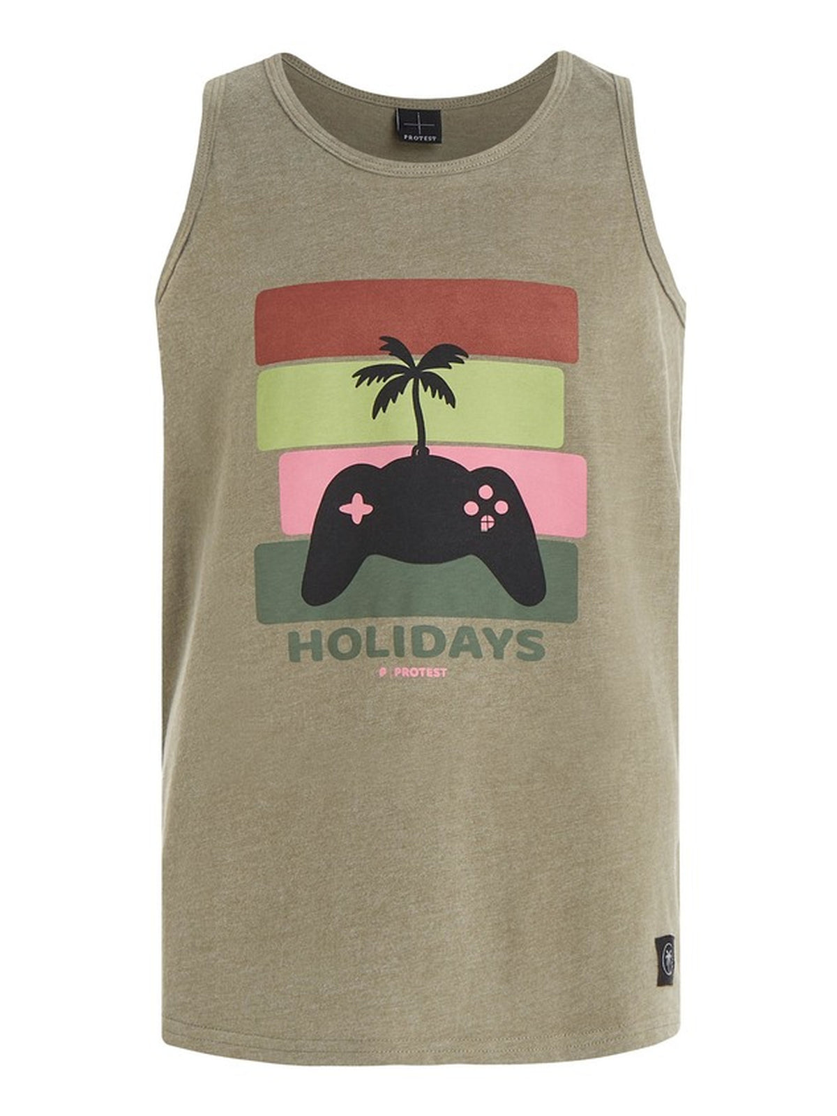 PROTEST PRTTOTO JR singlet | Artichoke green