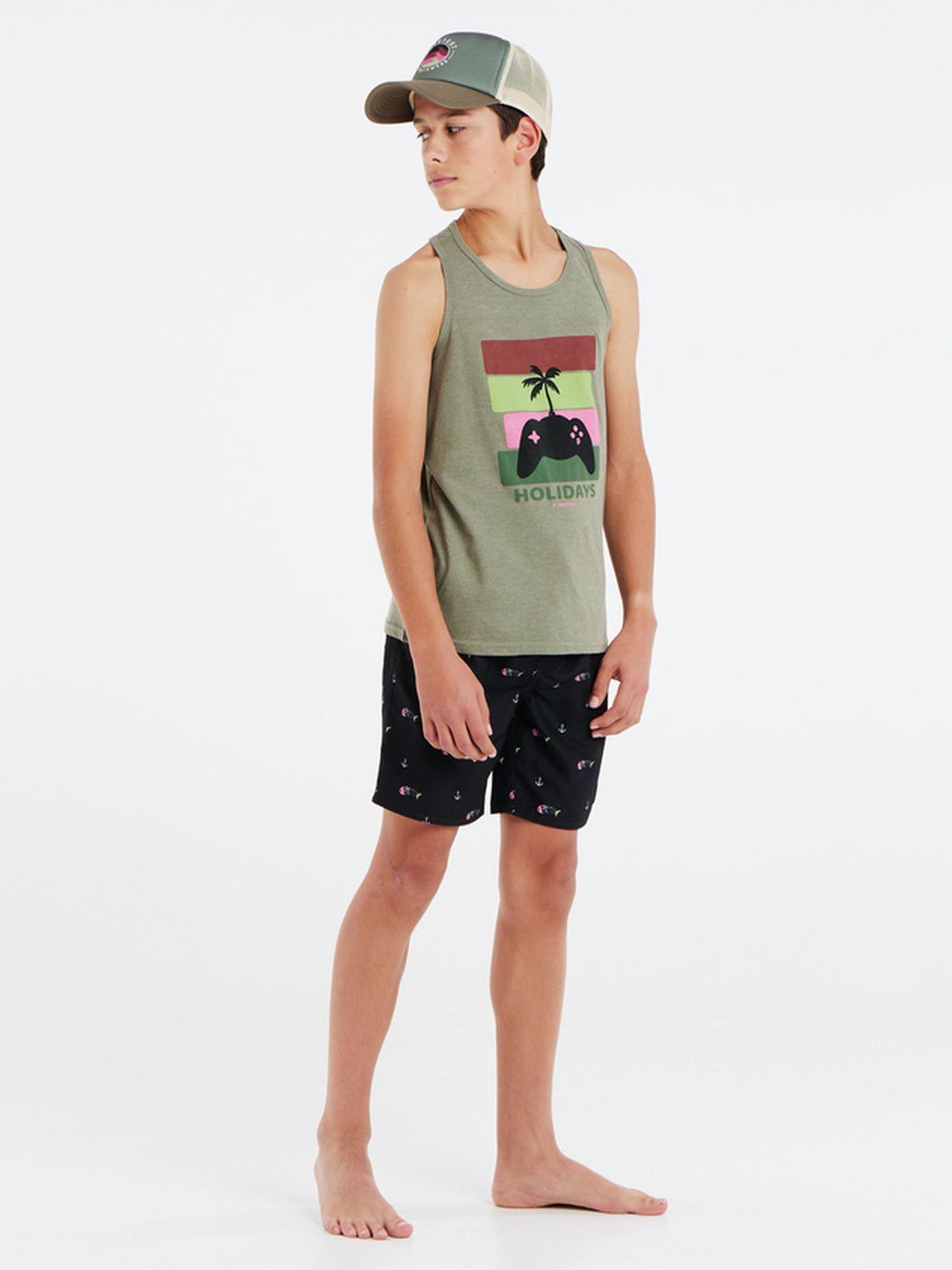 PROTEST PRTTOTO JR singlet | Artichoke green