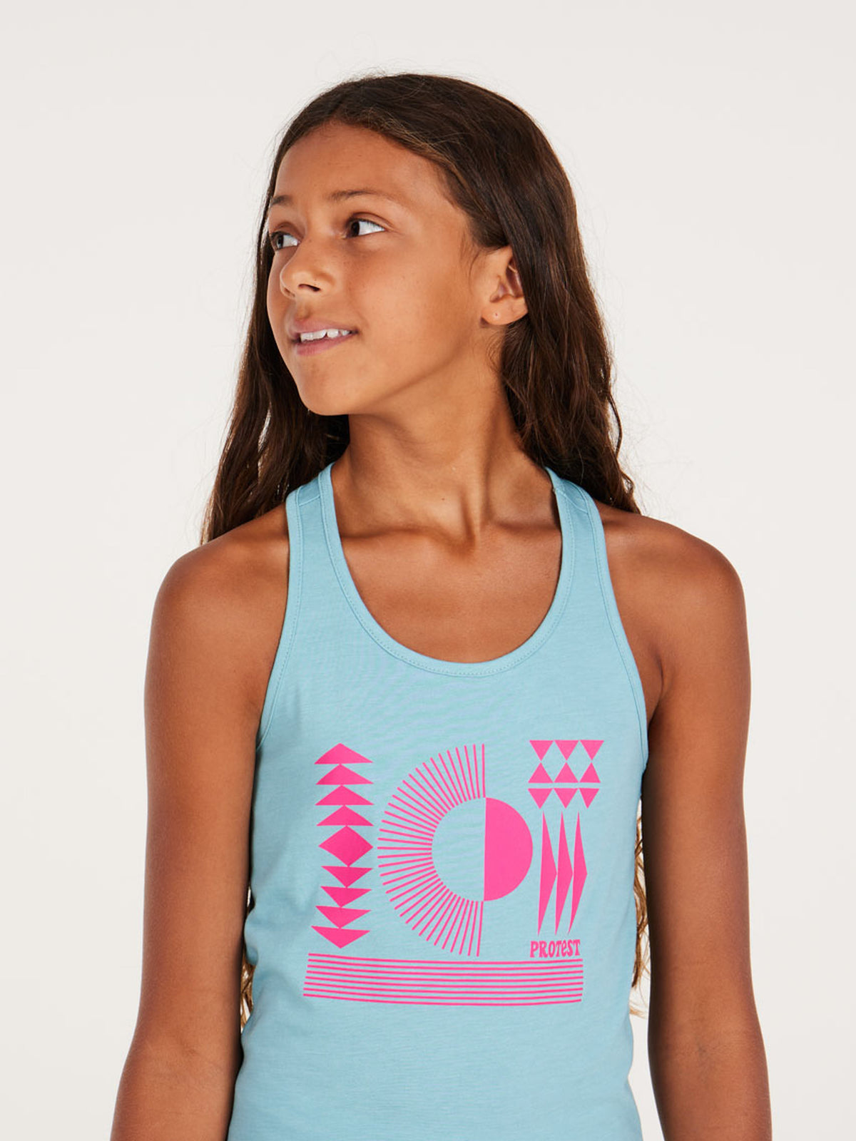 PROTEST PRTFAMOUS JR singlet | Vision Blue