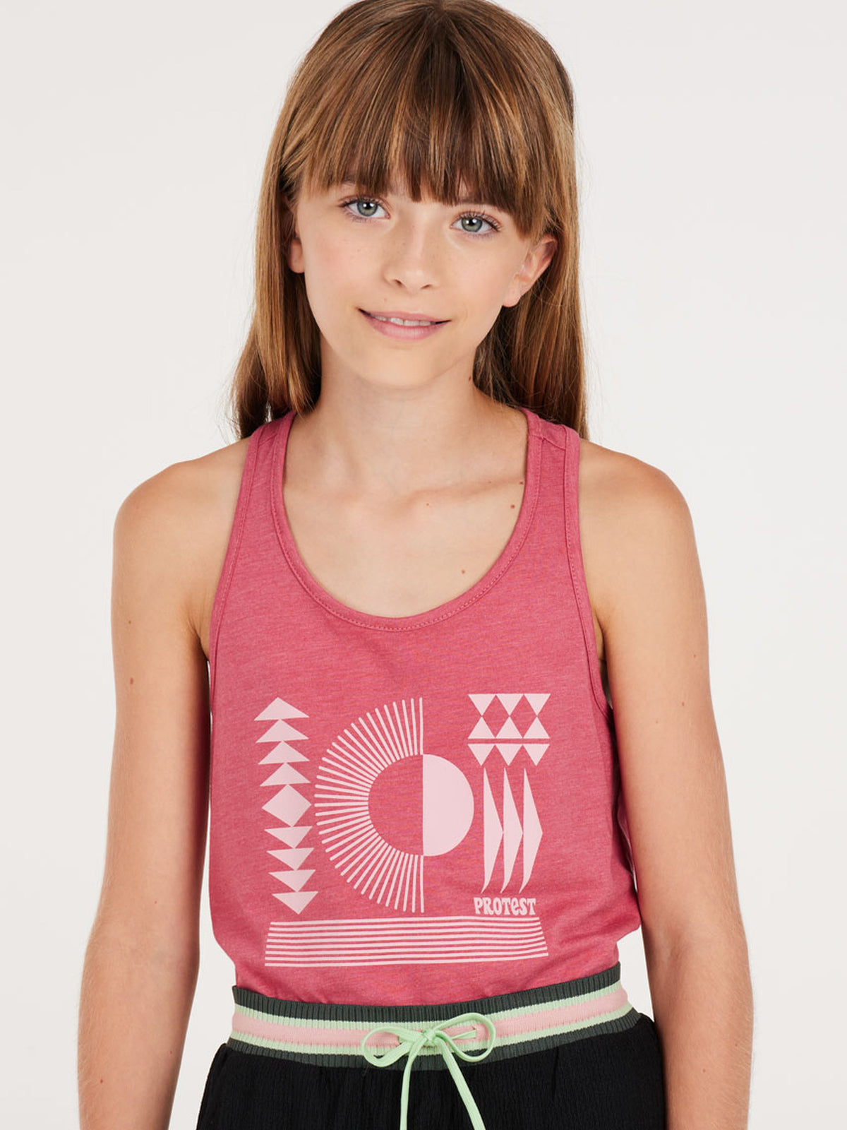 PROTEST PRTFAMOUS JR singlet | Smooth Pink