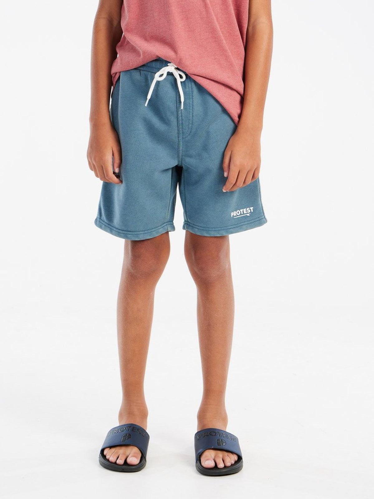 PROTEST PRTClints JR Jogging Shorts | Raku Blue