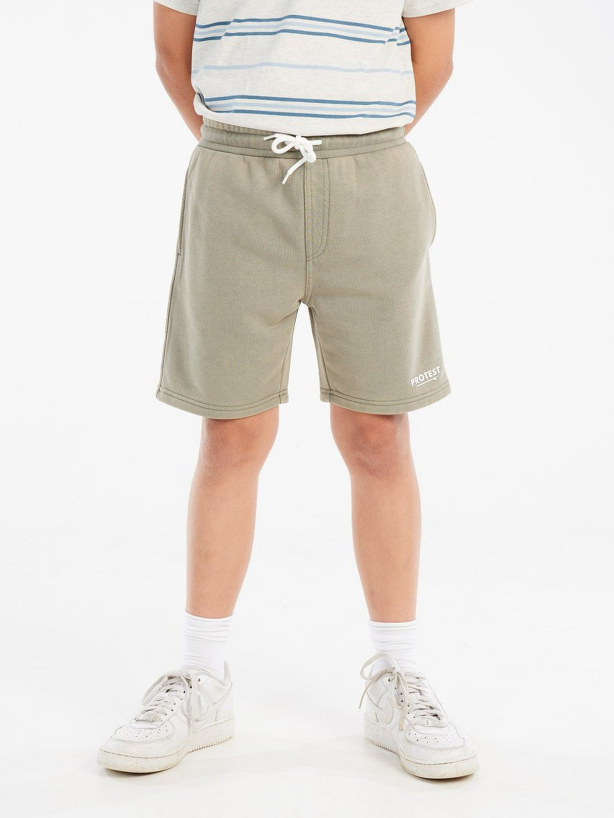 PROTEST PRTClints JR Jogging Shorts | Soil Grey