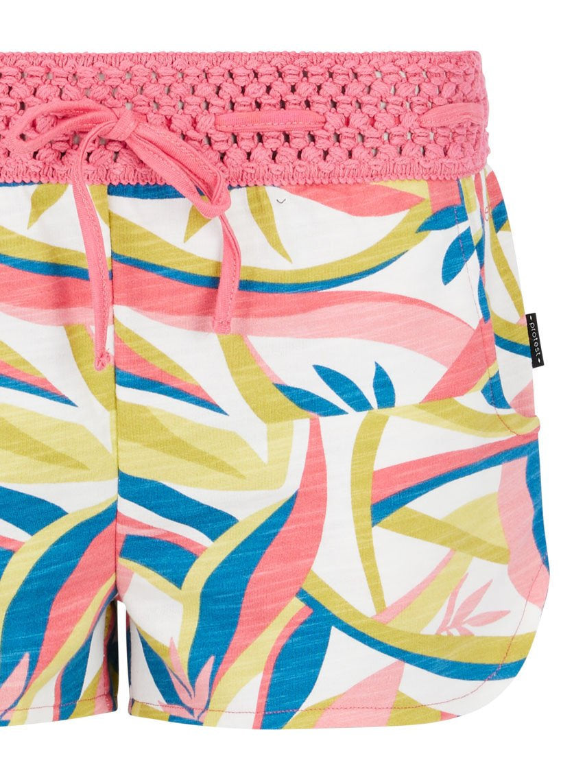PROTEST PRTFlowery Shorts | Guava Pink