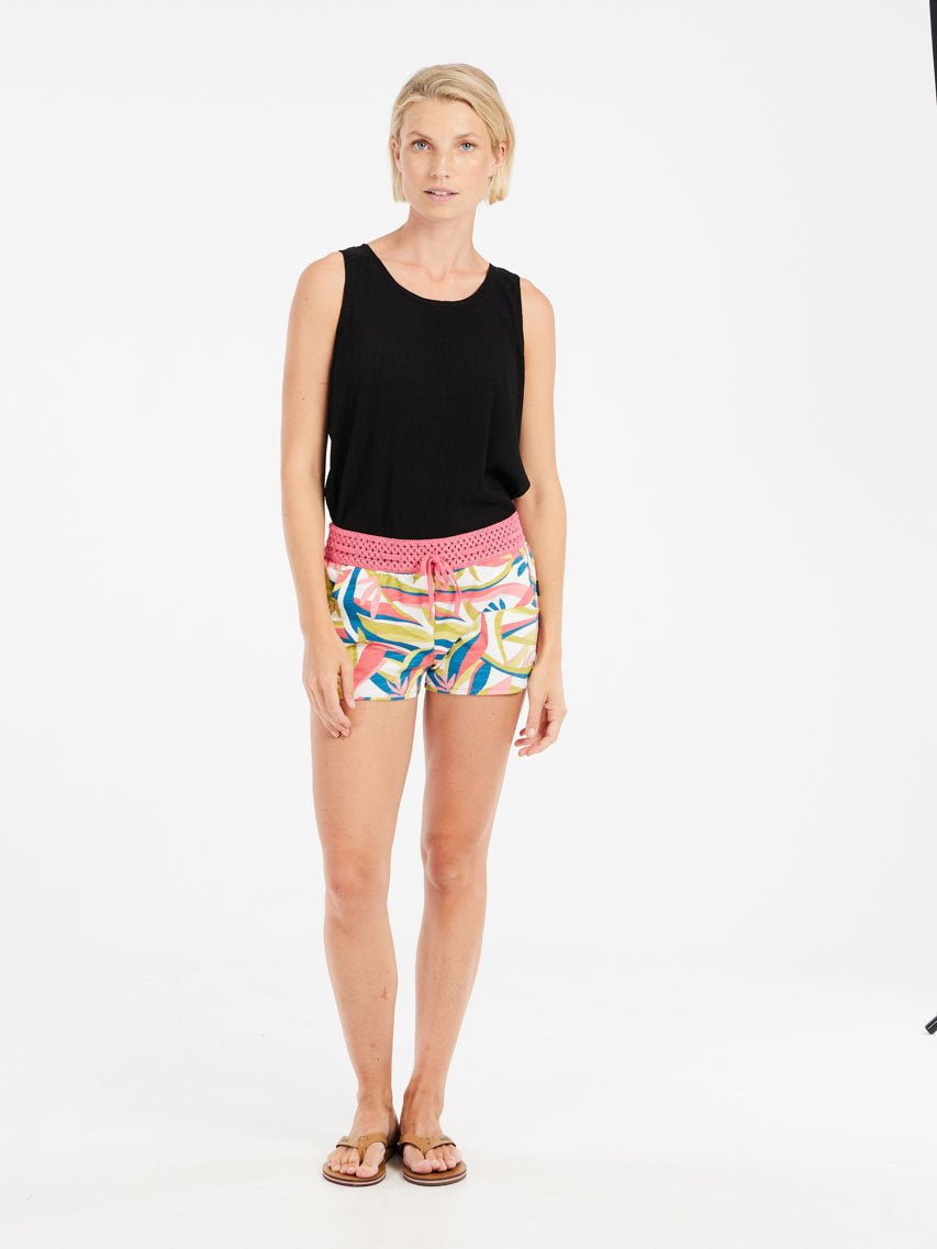 PROTEST PRTFlowery Shorts | Guava Pink