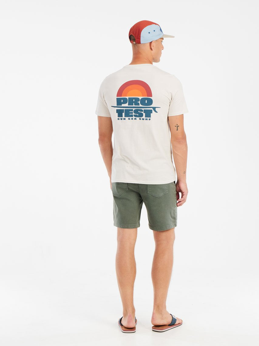 PROTEST PRTHoover Shorts | Soil Grey