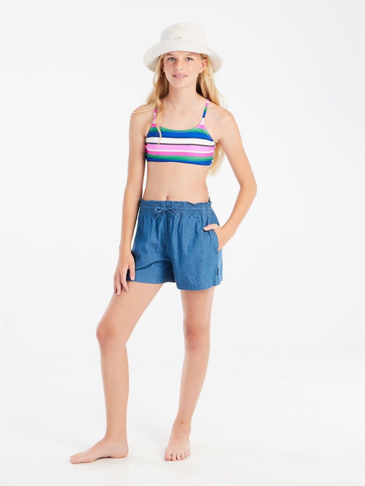 PROTEST PRTMariah JR Shorts | Sky Denim