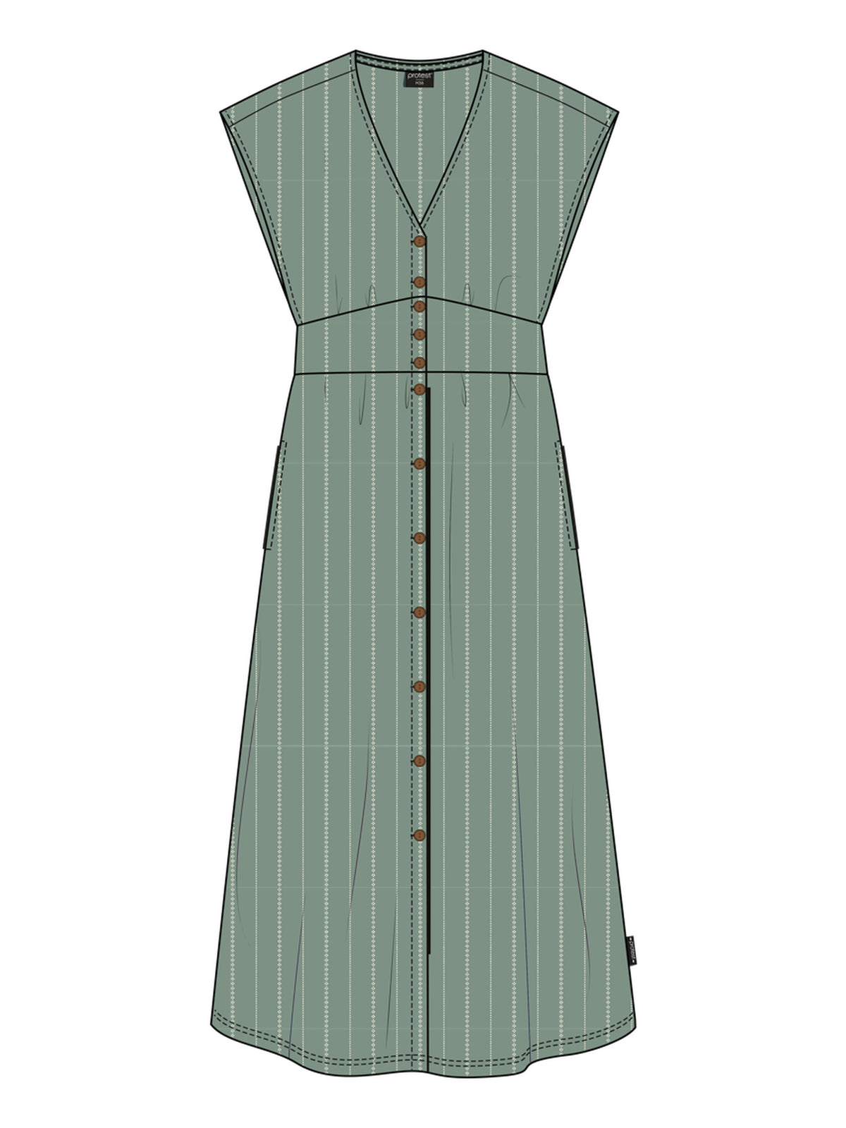PROTEST PRTGILLY dress | Green Baygreen