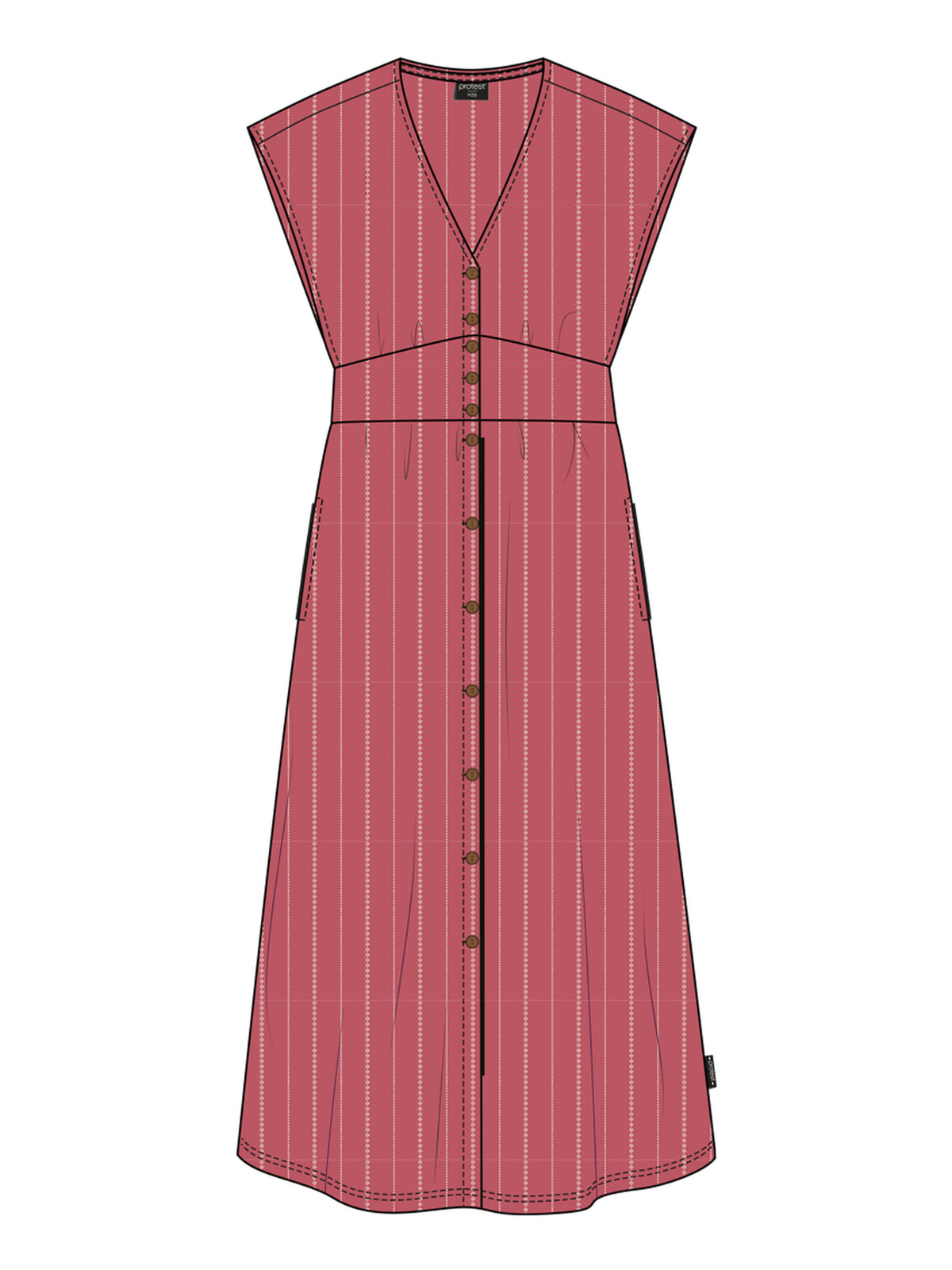 PROTEST PRTGILLY dress | Smooth Pink