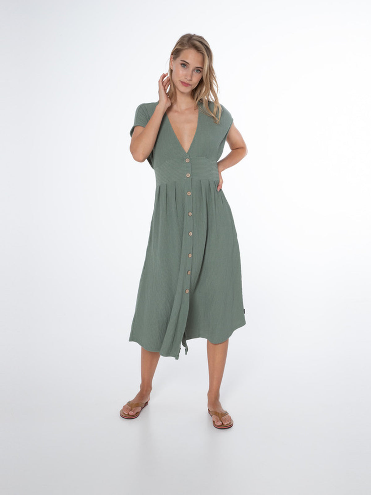 PROTEST PRTSAMBU dress | Glass Bottlegreen