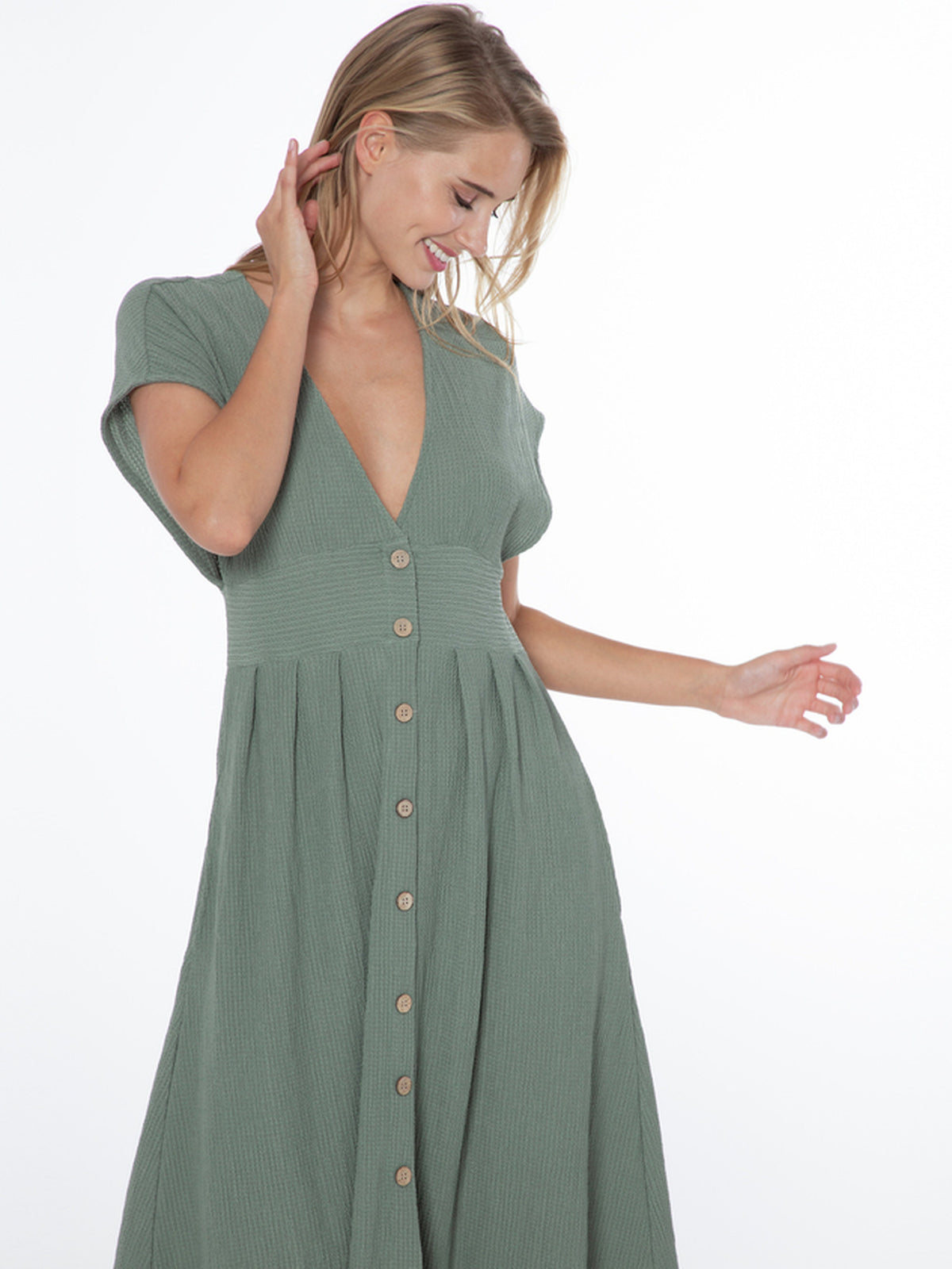 PROTEST PRTSAMBU dress | Glass Bottlegreen