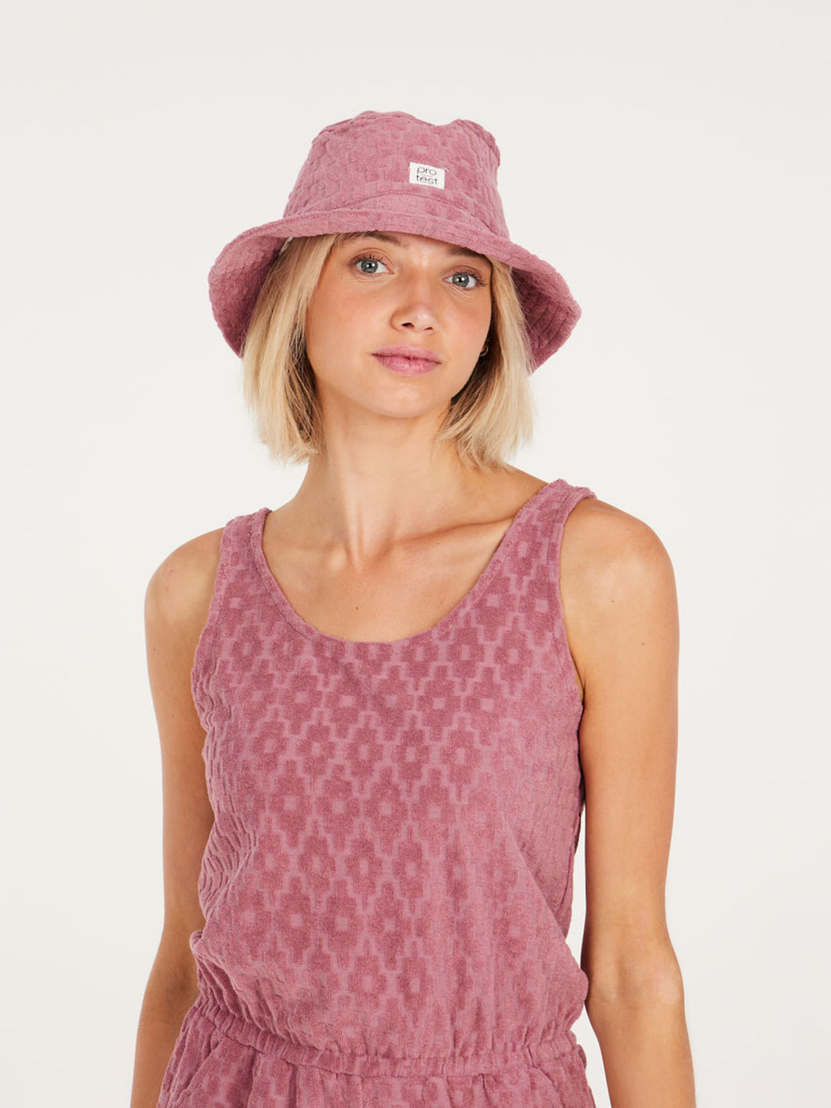 PROTEST PRTMARYAM playsuit | Deco Pink