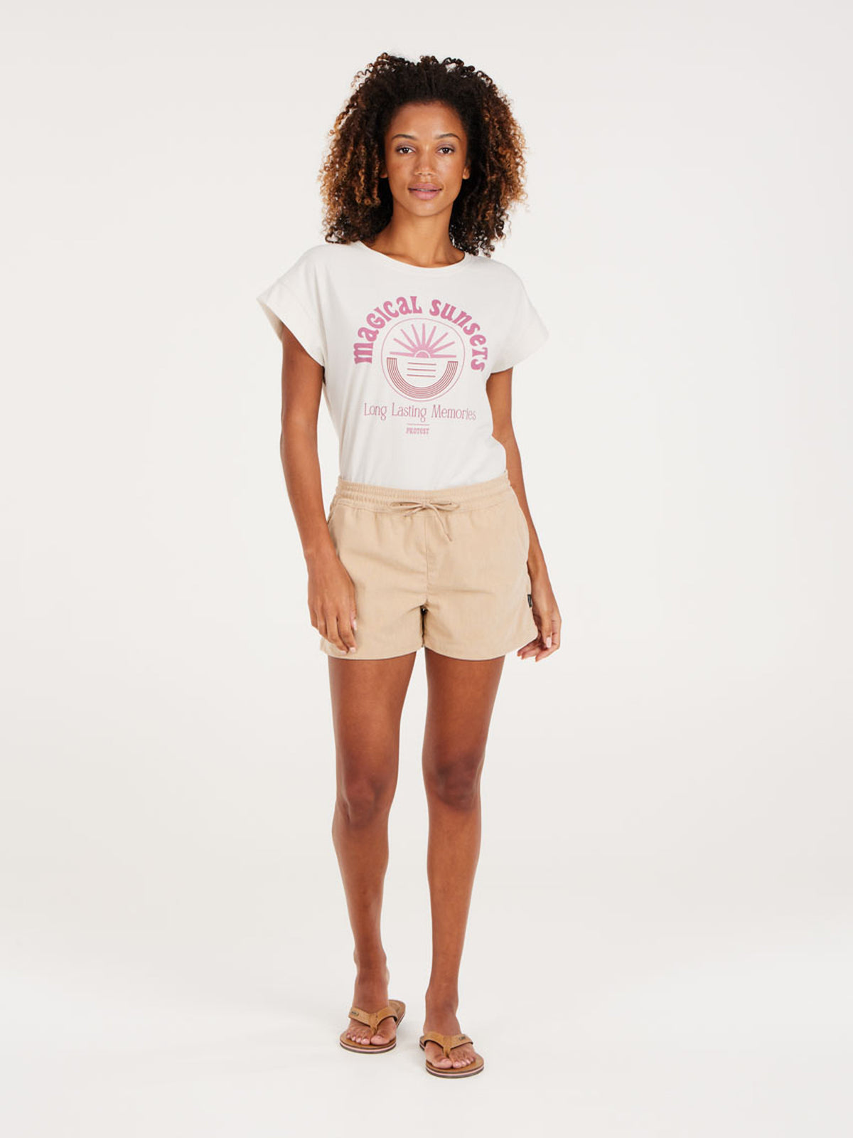 PROTEST PRTANOA shorts | BambooBeige