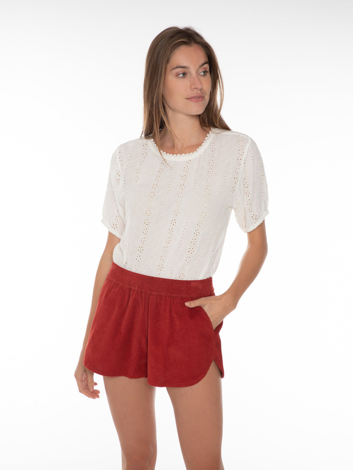 PROTEST LUZ shorts | Clay