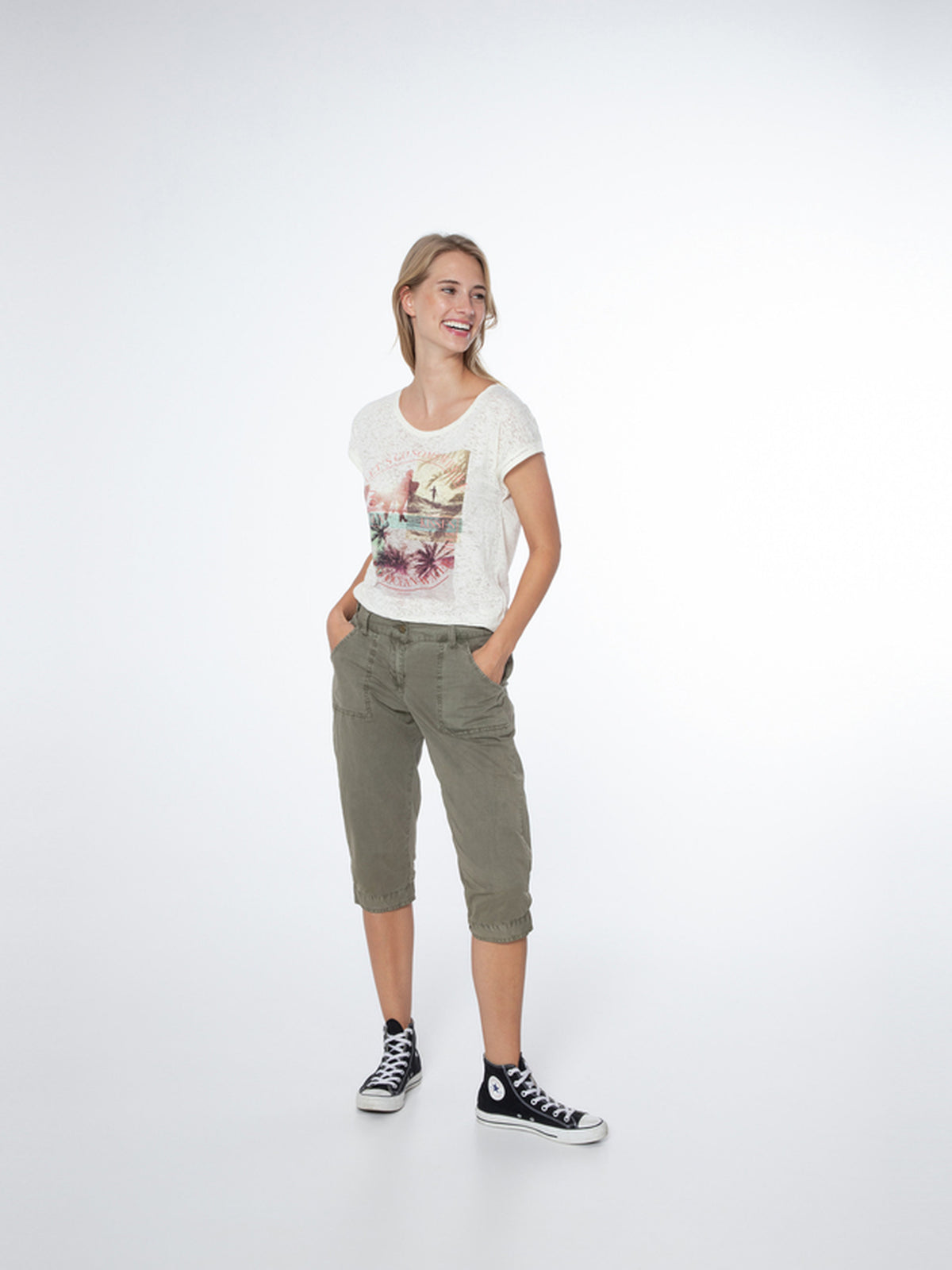 PROTEST SOUPIE 3/4 Pants | Just Leaf