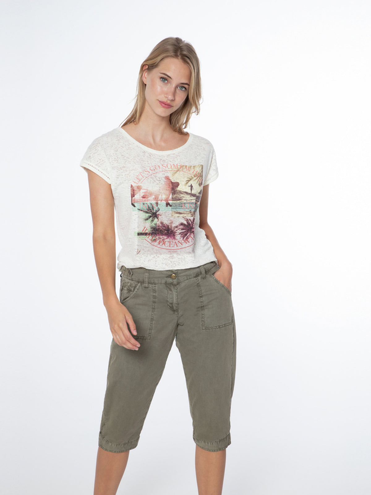 PROTEST SOUPIE 3/4 Pants | Just Leaf