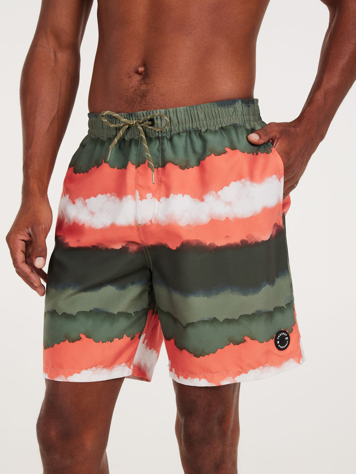 PROTEST PRTHAMSEY beachshort | Artichoke green
